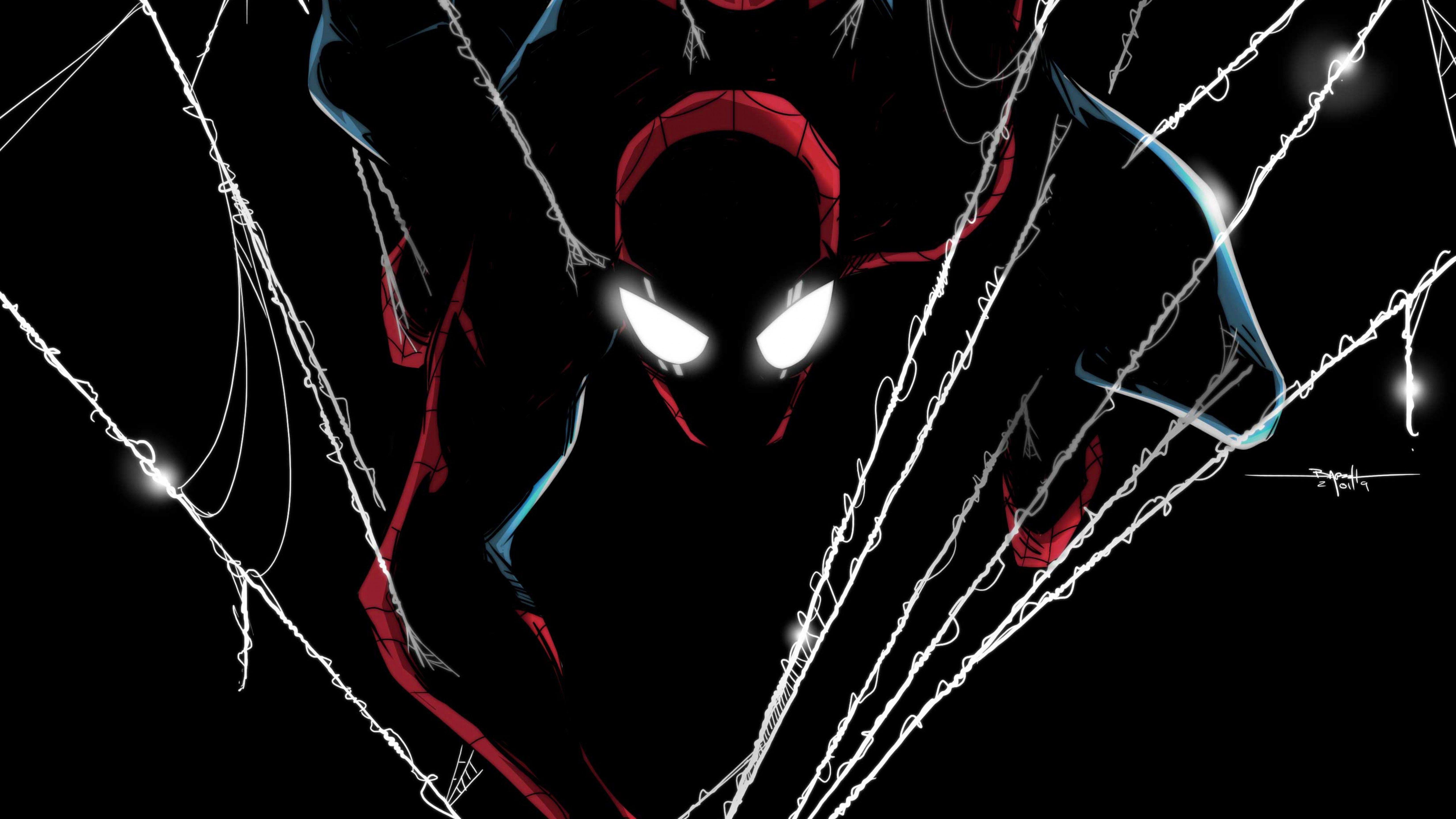 5120x2880 Spider Man 4K Wallpaper, Dark, Artwork, Graphics CGI