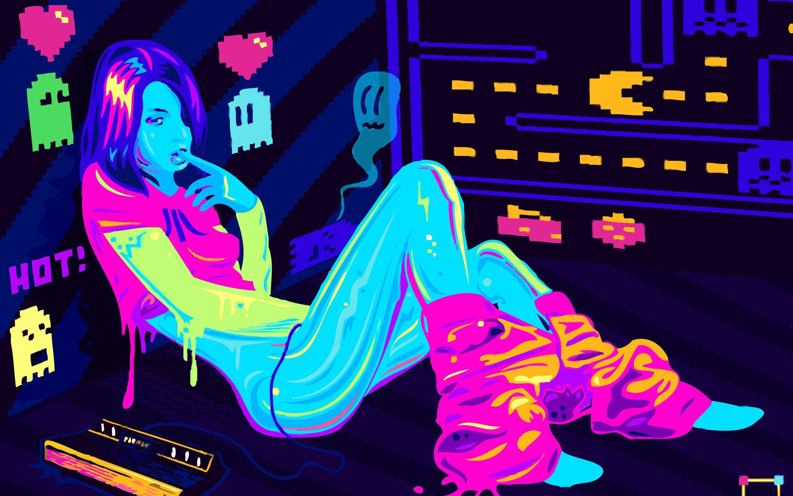 2560x1600 Day- Nerd Retro Atari