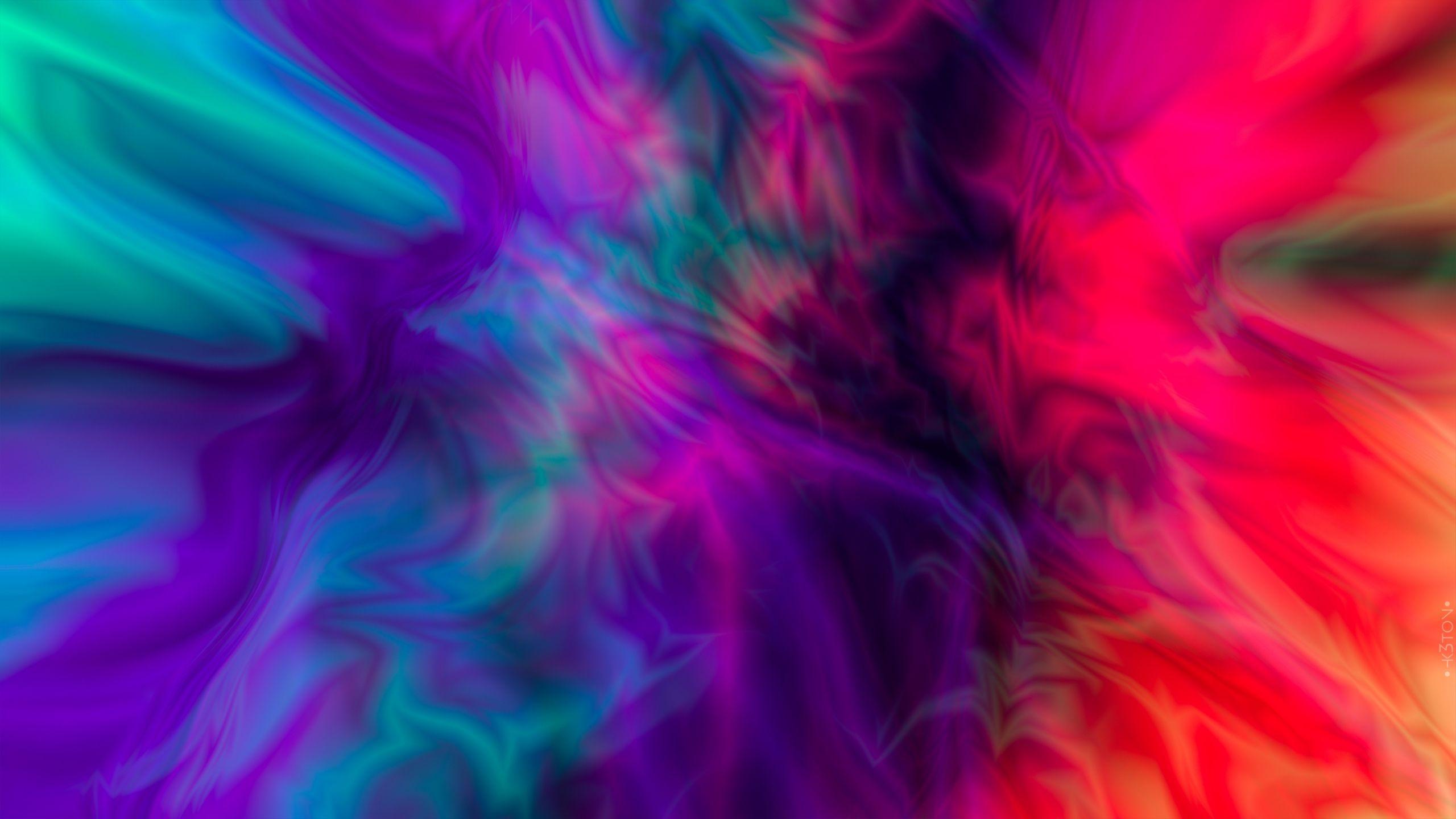 2560x1440 Smoke colors mixed Wallpaper 4k Ultra HD