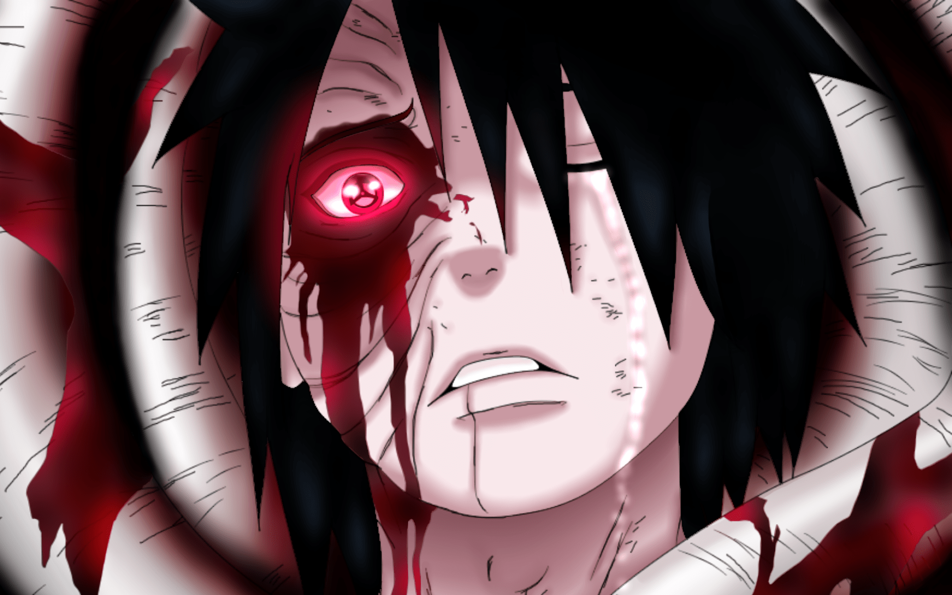 1920x1200 Download wallpaper Uchiha Obito, red eyes, manga, Sharingan, Naruto, Obito Uchiha for desktop with resolution 1920x1200. High Quality HD picture wallpaper