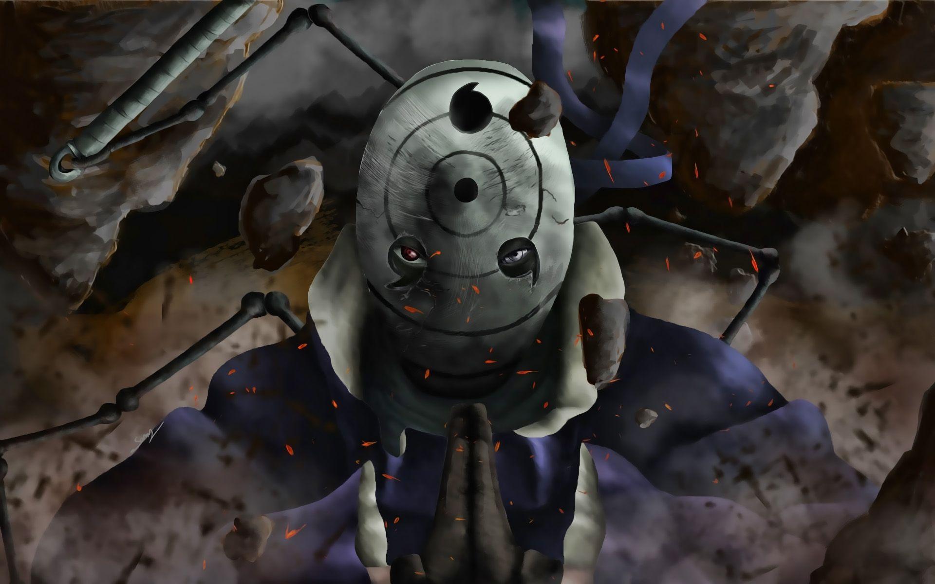 1920x1200 Download wallpaper Uchiha Obito, darkness, artwork, manga, Sharingan, Naruto, Obito Uchiha for desktop with resolution 1920x1200. High Quality HD picture wallpaper