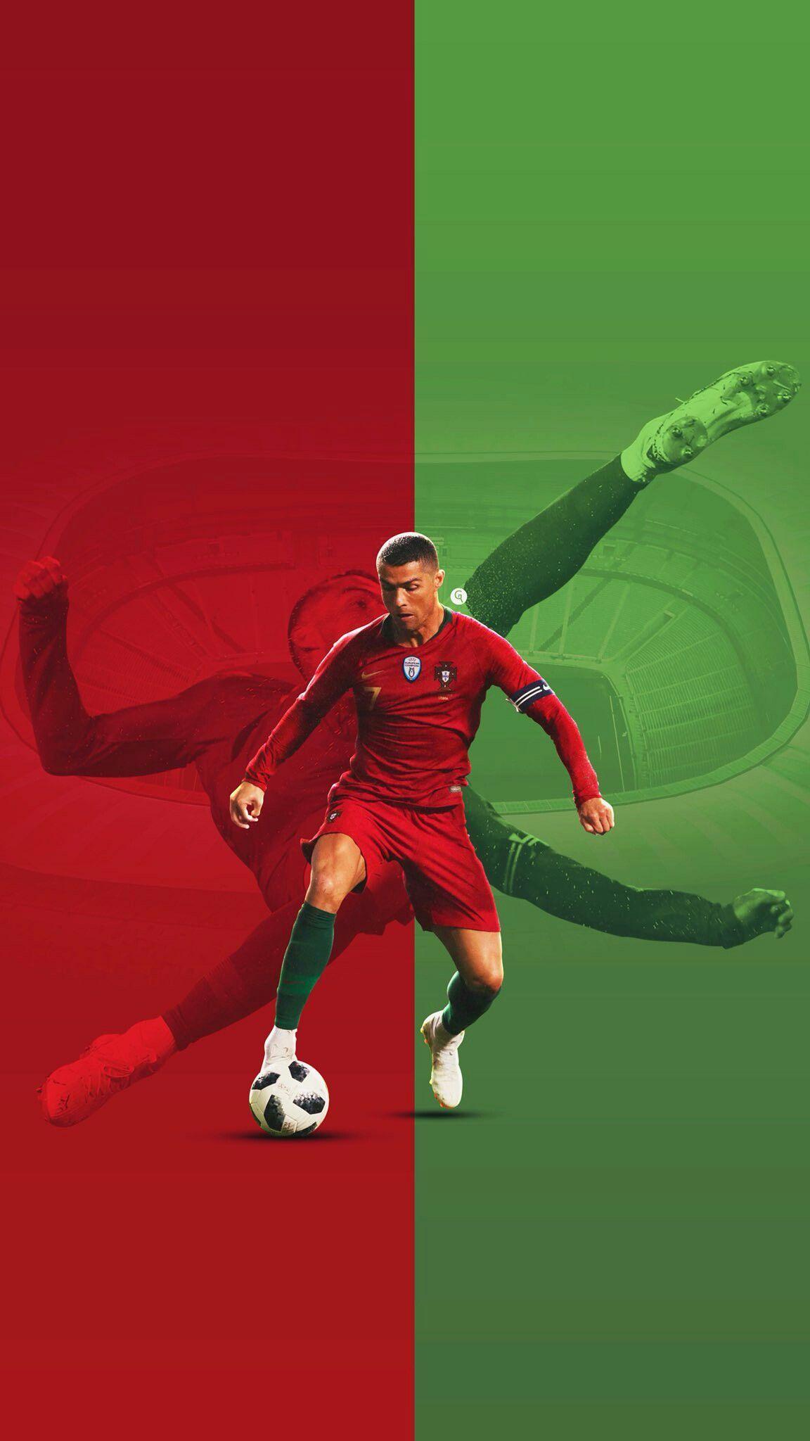 1152x2048 Số 7 Cristiano Ronaldo (Bồ Đào Nha).  Cristiano ronaldo, Futebol arte, Futebol
