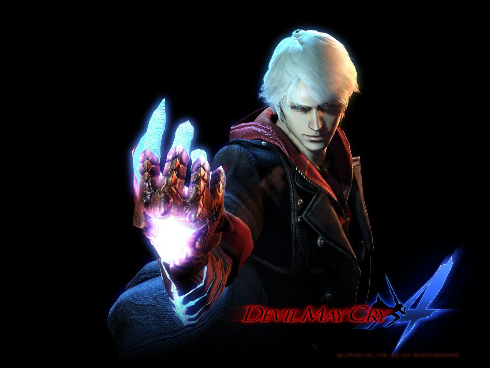 Wallpaper guns, sword, sword, hunter, Dante, red coat, Dante, DMC 4 for  mobile and desktop, section игры, resolution 1920x1200 - download