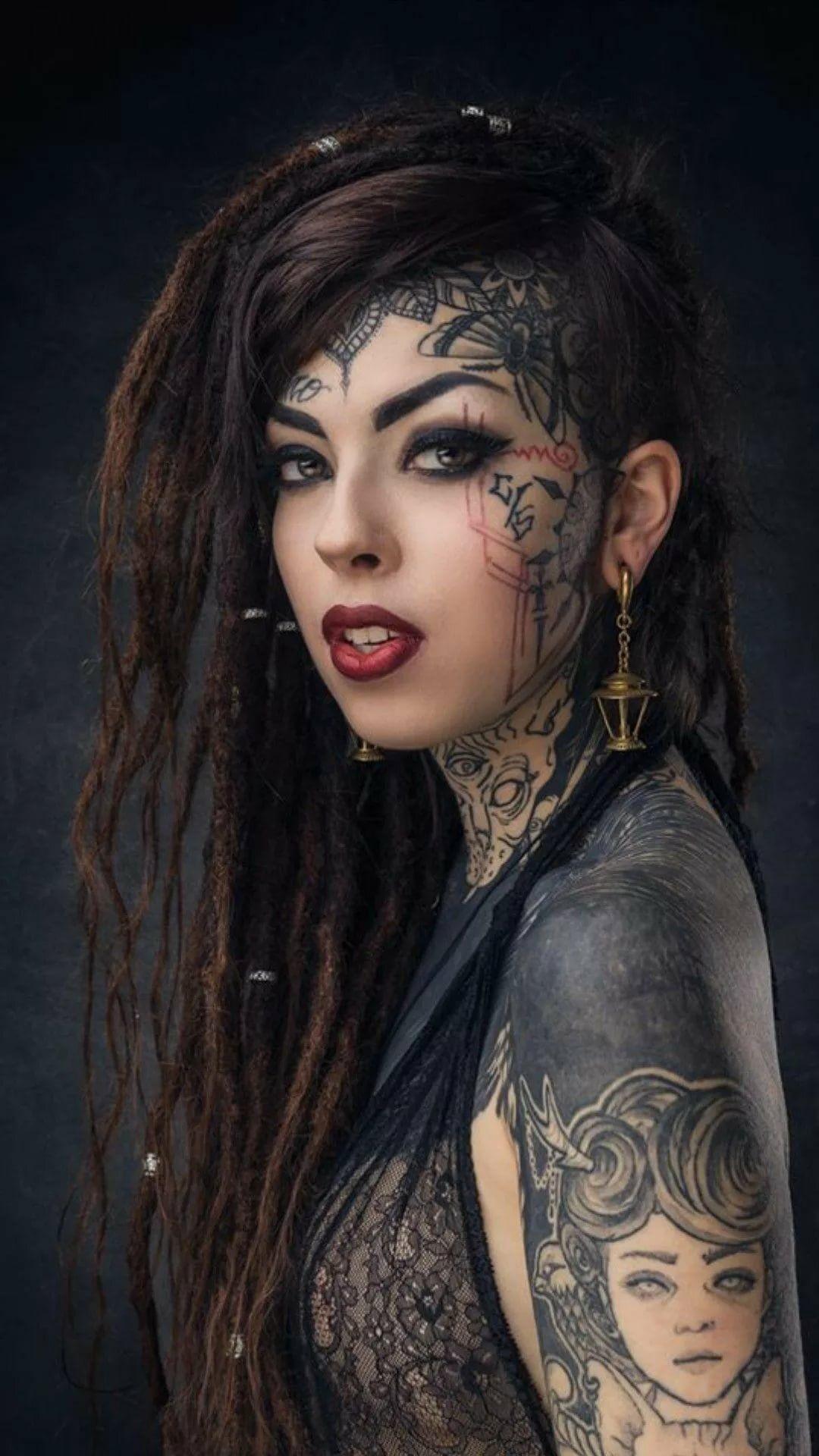 1080x1920 Tattoo Girls Wallpaper