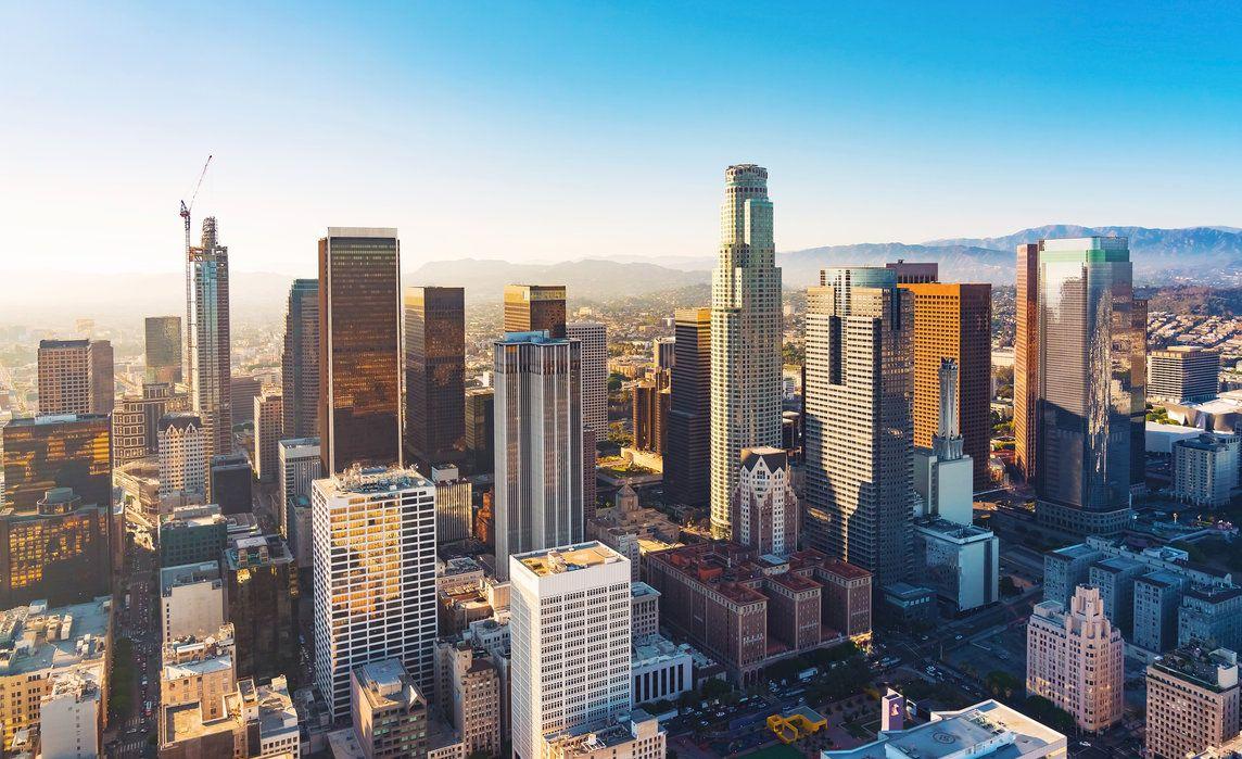 1144x699 Downtown LA at Sunset
