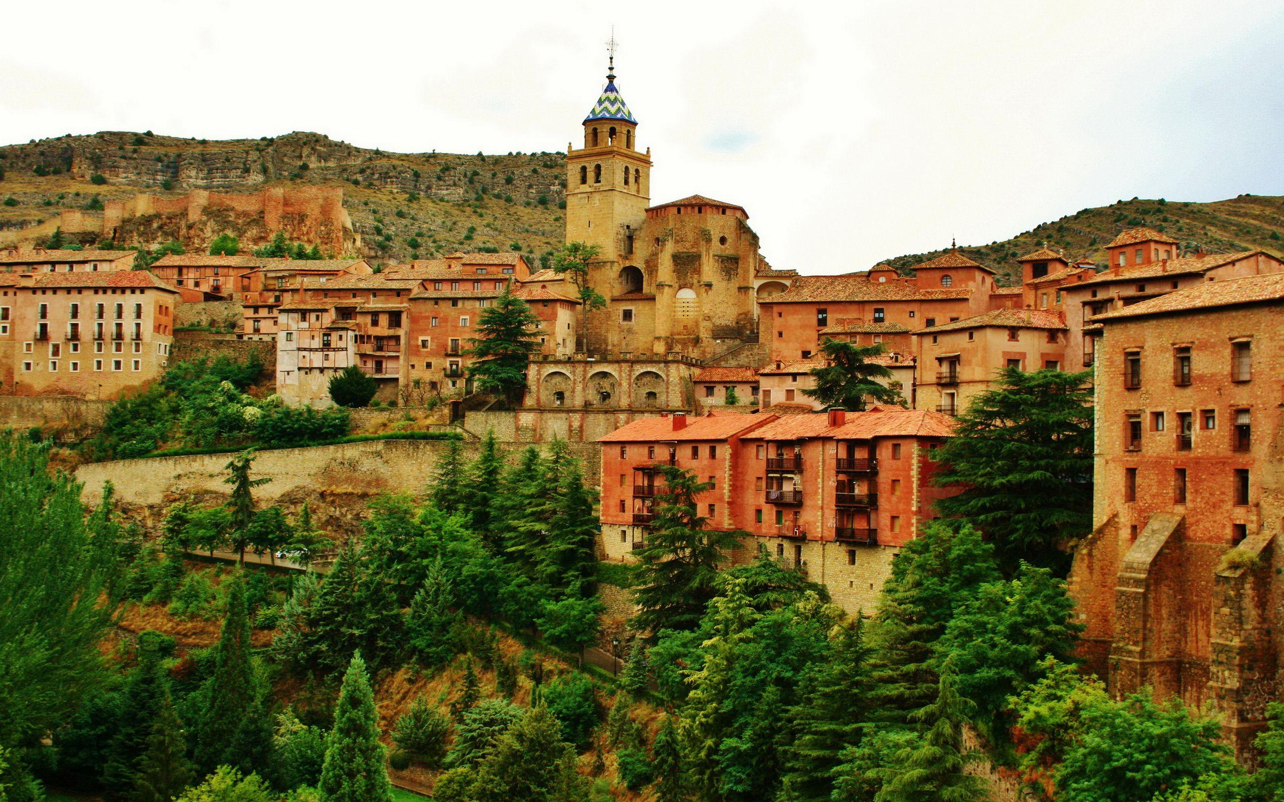2560x1600 Spain Village Houses Rocks wallpaper. Spain Village Houses Rocks