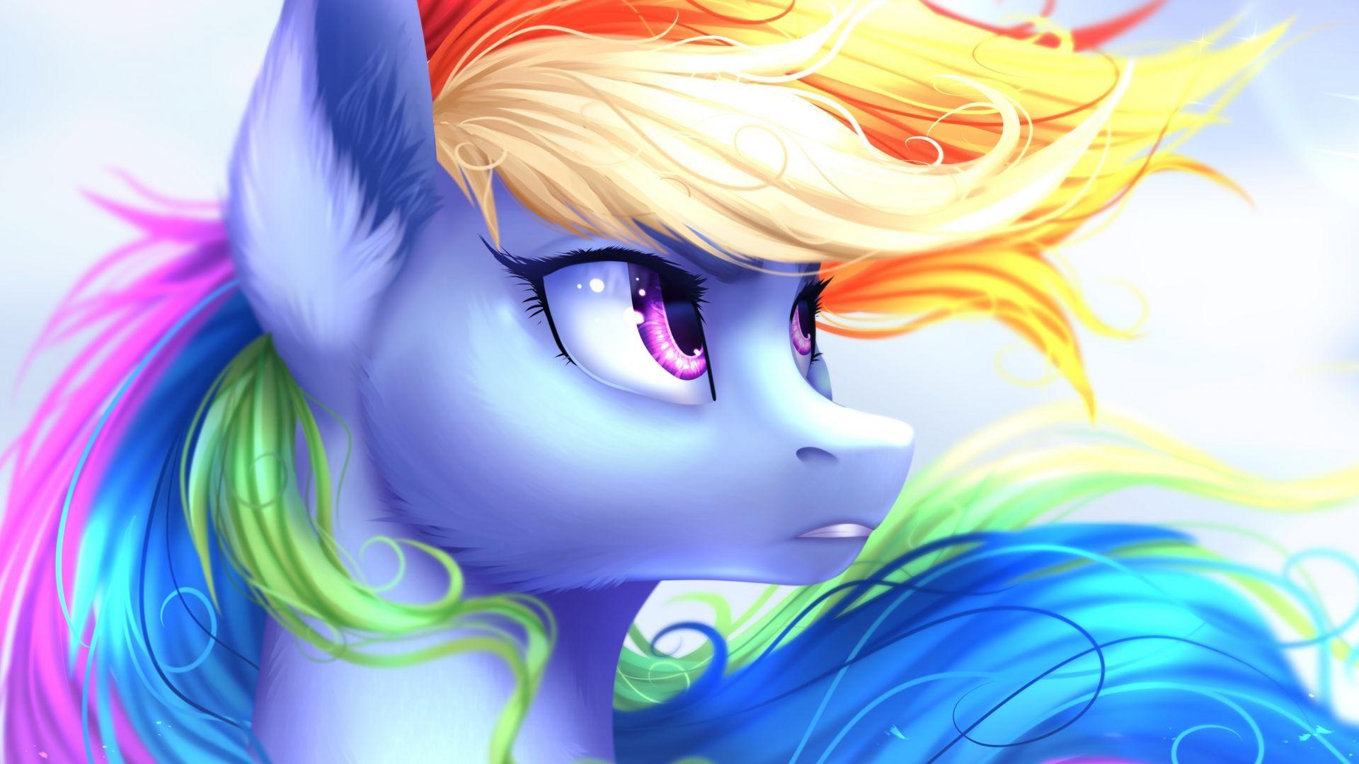 1920x1080 Desktop wallpaper horse, my little pony, rainbow dash, colorful, art, HD image, picture, background, 406a58