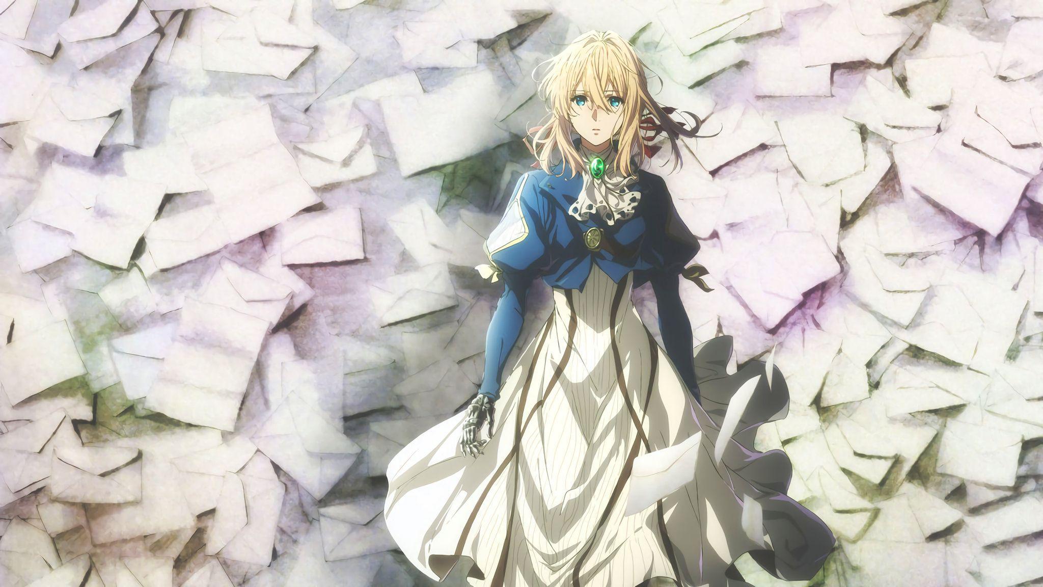 2048x1152 Violet Evergarden Desktop Wallpaper