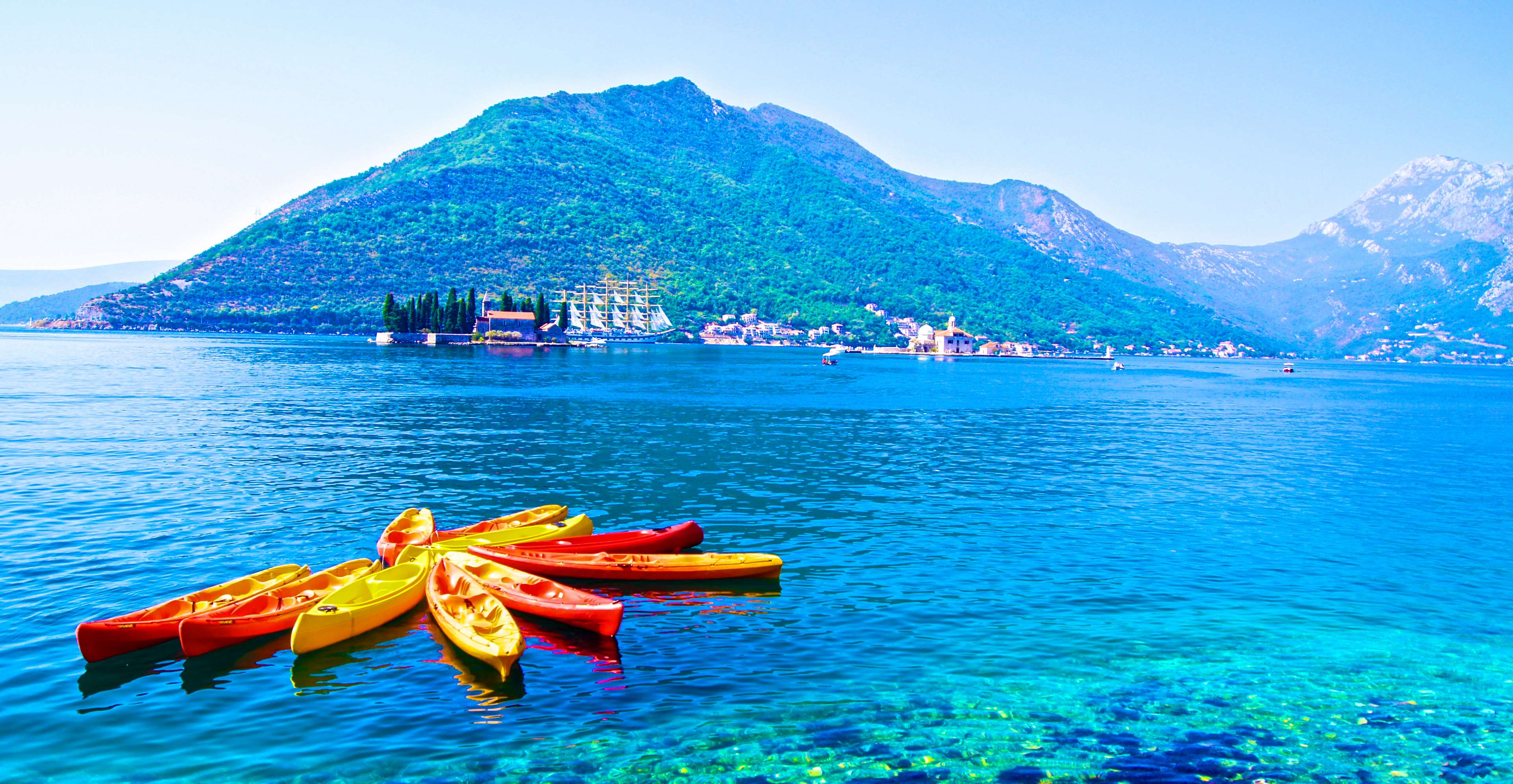 3840x1990 balkan, beach, europe, holidays, landscape, montenegro, nature, sea 4k wallpaper. Mocah.org HD Desktop Wallpaper