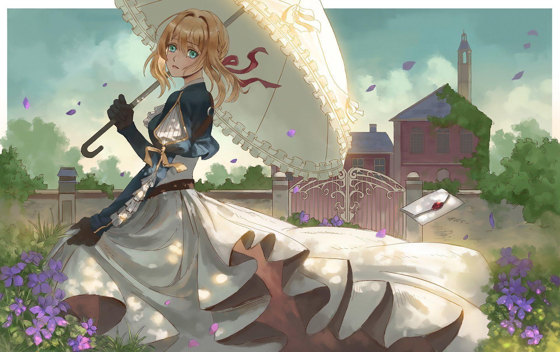 1920x1209 紫羅蘭永恆花園. Violet evergarden wallpaper, Violet evergarden anime, Violet evergreen