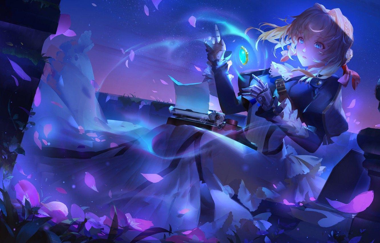 1332x850 Wallpaper girl, pendant, cyborg, Violet Evergarden image for desktop, section сёнэн