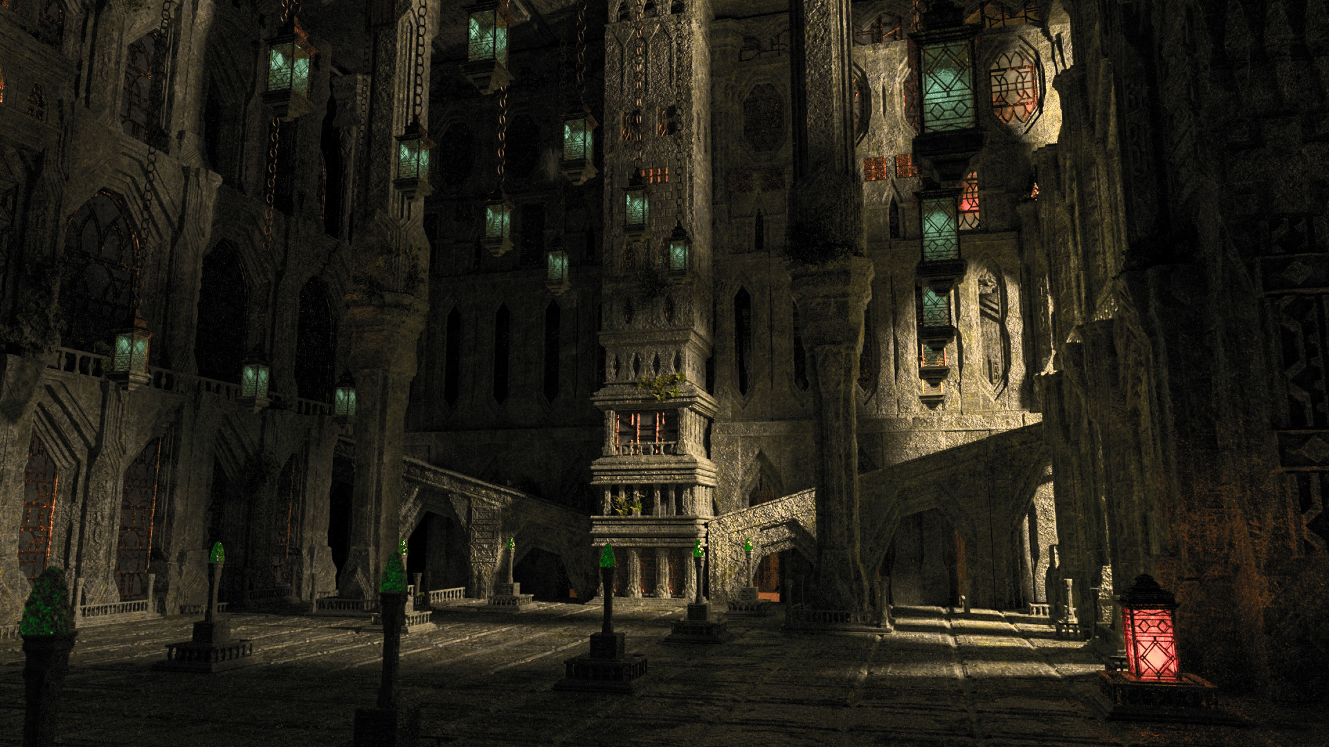 1920x1080 Moria inspiration. Minecraft Middle Earth