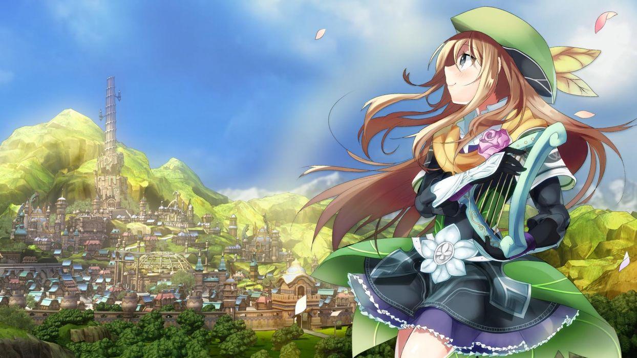 1244x700 AURA KINGDOM anime mmo rpg online Fantasy adventure 1aking wallpaperx1080