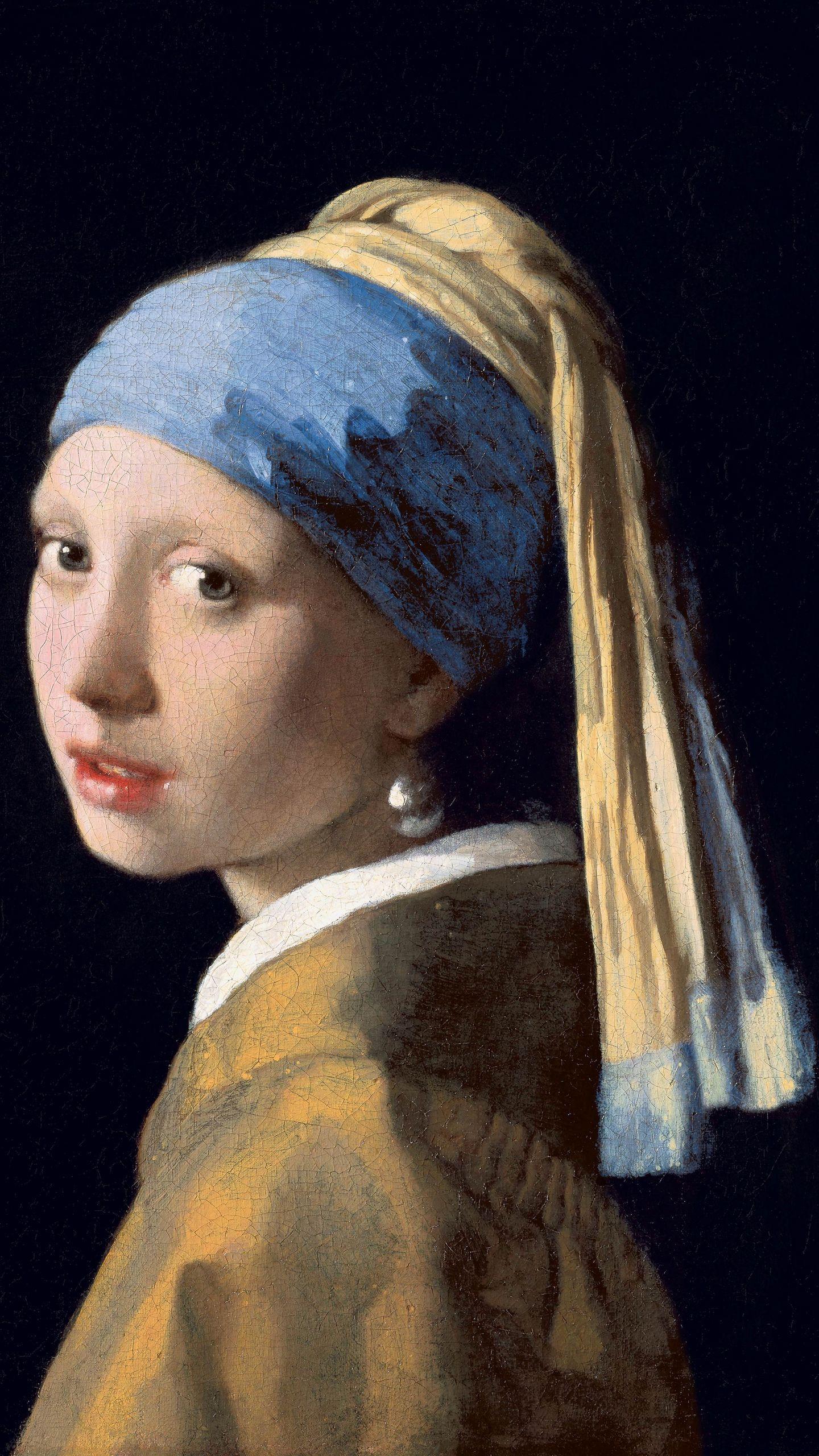 1440x2560 Download wallpaper 1440x2560 johannes vermeer, girl with a pearl earring, oil, canvas, art qhd samsung galaxy s s edge, note, lg g4 HD background
