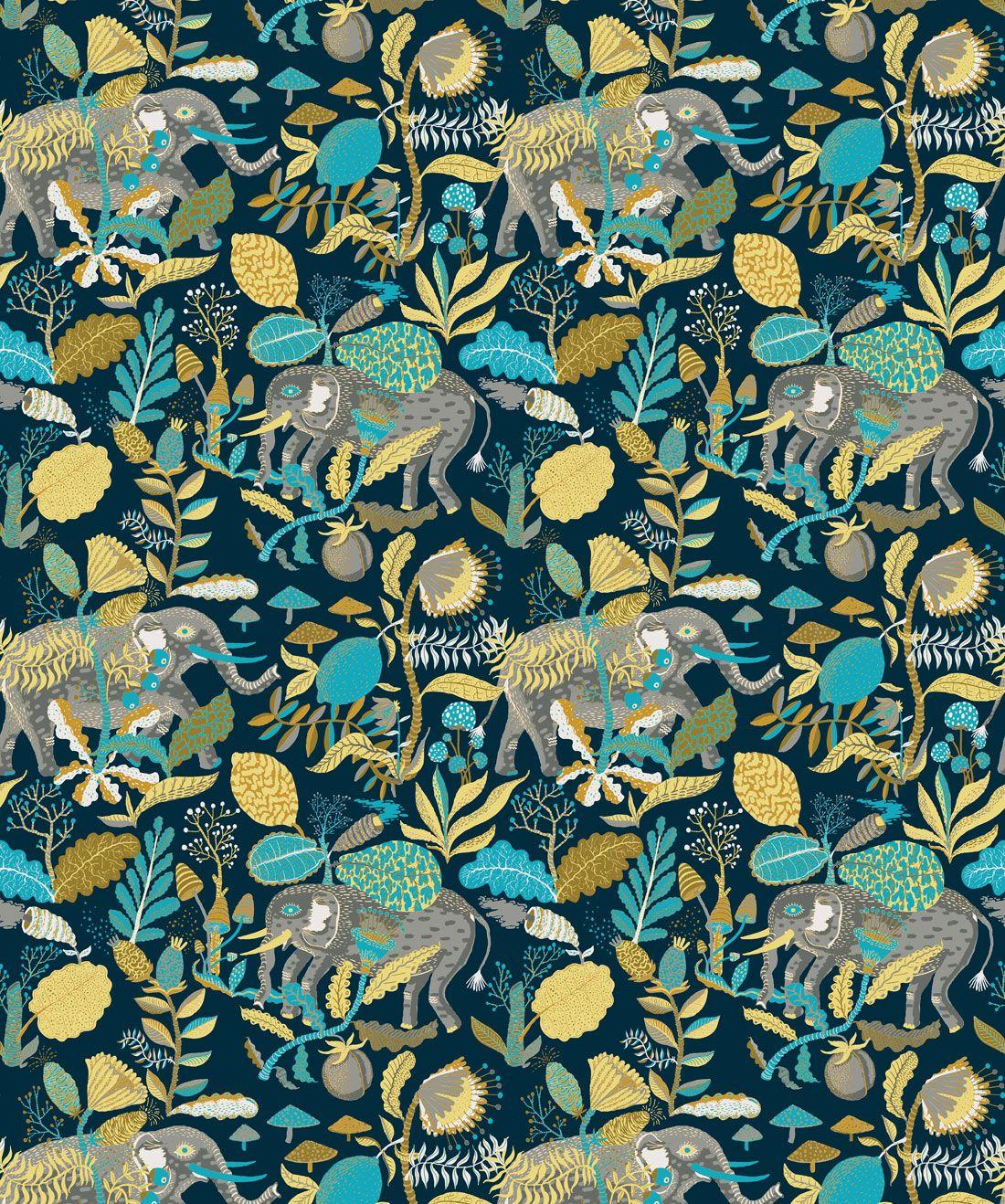 1100x1318 Elephant, Exotic & Fun Wallpaper • Maxamilism Design