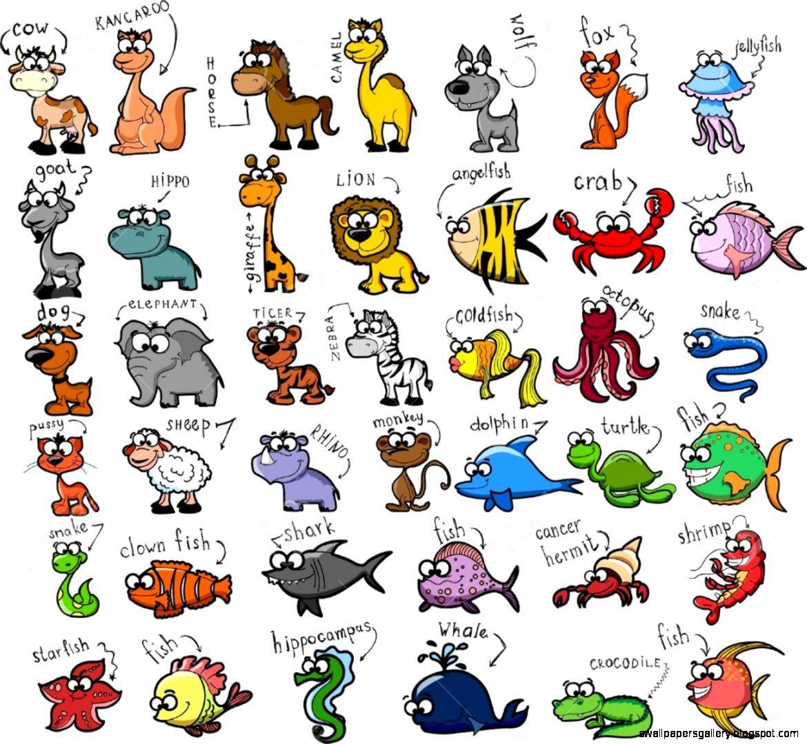 Drawing Cute Animal Wallpapers - Top Free Drawing Cute Animal Backgrounds -  WallpaperAccess
