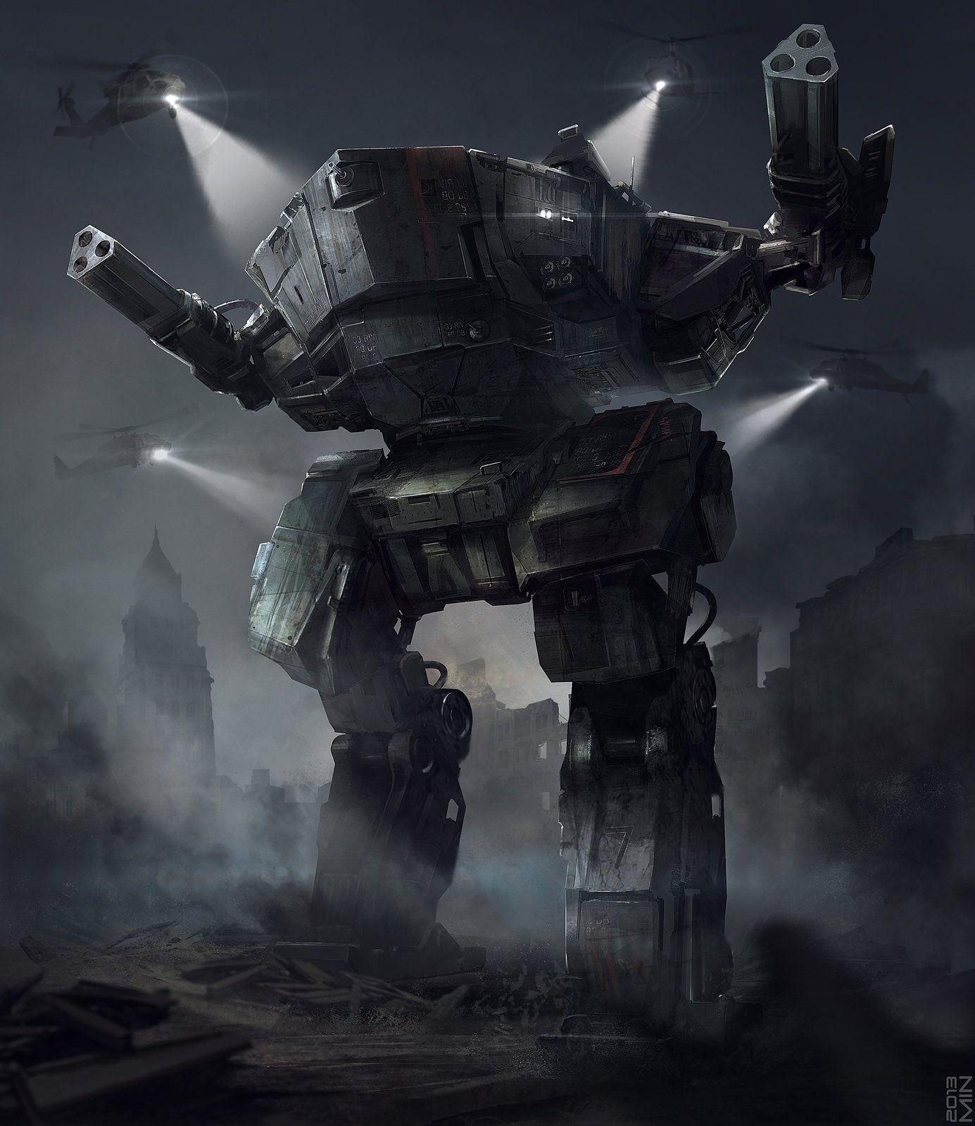 1385x1600 Walking War Robots, Min Nguen. Robot wallpaper, Robot concept art, Cool robots
