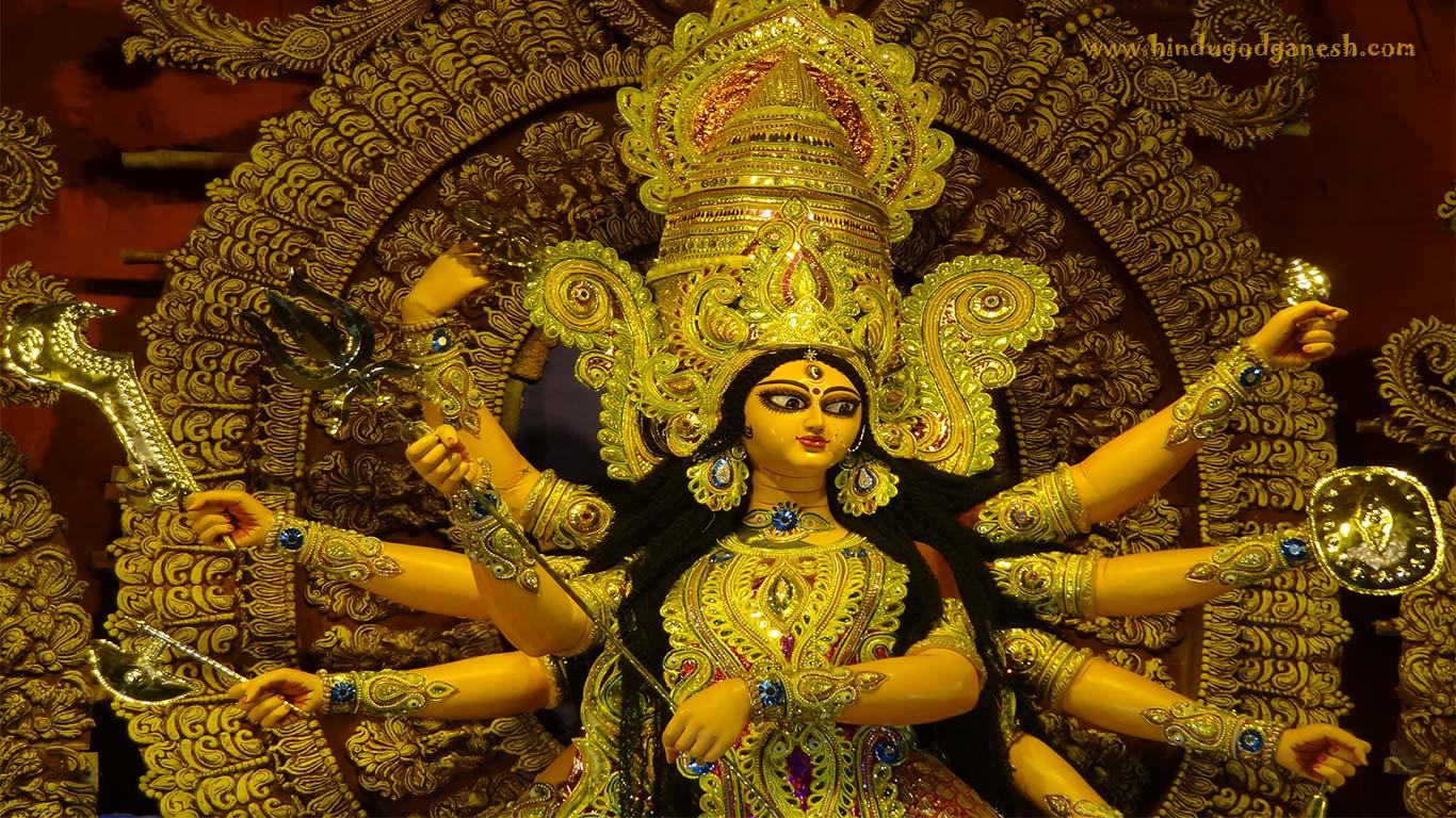 1366x768 Durga Puja Wallpaper For Desktop Puja HD HD Wallpaper