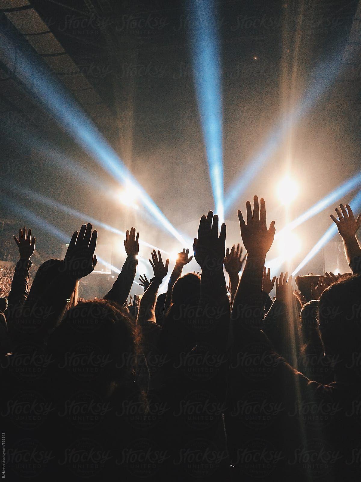 1200x1600 Hands Raised at Live Concert by B. Harvey for Stocksy United. Worship background, Worship wallpaper, Christian photography