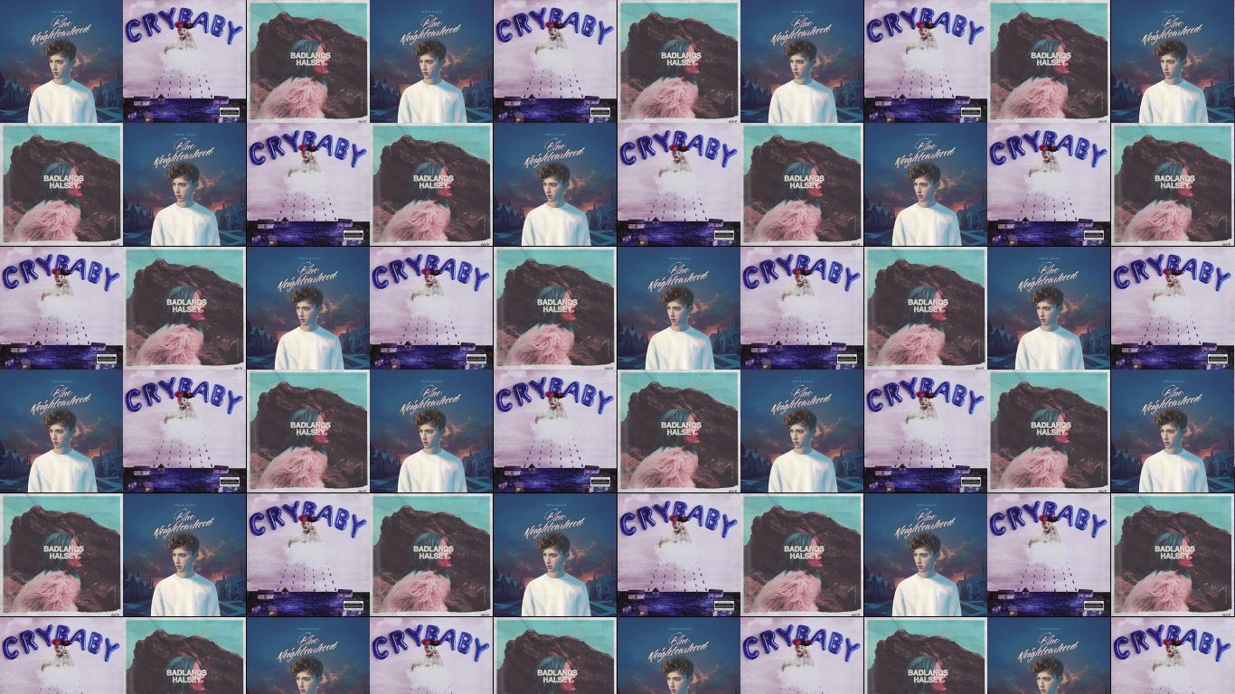 1366x768 Troye Sivan Blue Neighbourhood Melanie Martinez Crybaby Halsey Wallpaper « Tiled Desktop Wallpaper