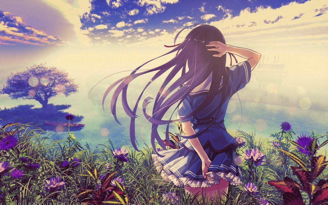 1131x707 Free download Anime Girl Wallpaper by Simolia [1131x707] for your Desktop, Mobile & Tablet. Explore Wallpaper Girls. Art Wallpaper for Desktop, Wallpaper, Wallpaper HD