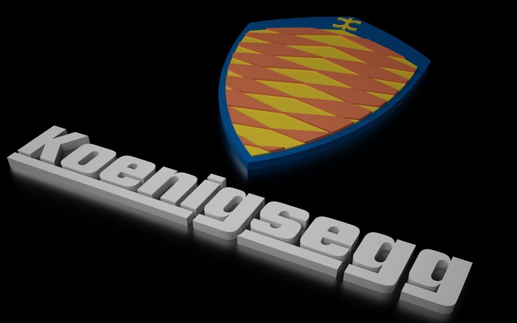 1680x1050 Koenigsegg Logo Wallpaper