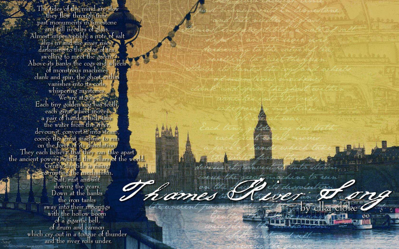 1680x1050 A Novel Novice Feature: Original Elka Cloke wallpaper