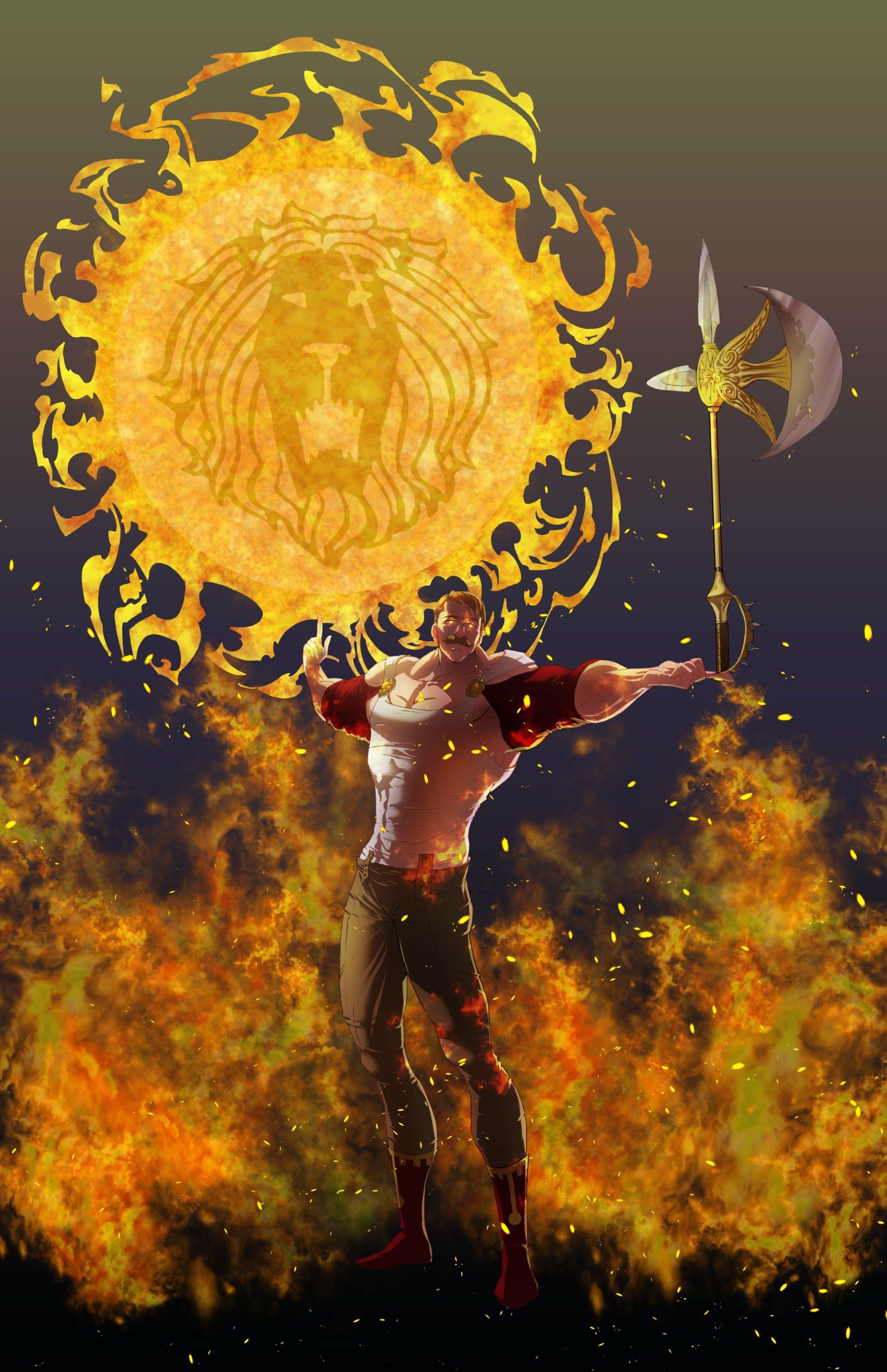 1920x2966 Escanor.. Nanatsu No Taizai #nanatsunotaizai #escanor #anime #manga #plusultra. Anime wallpaper, Seven deadly sins anime, I love anime
