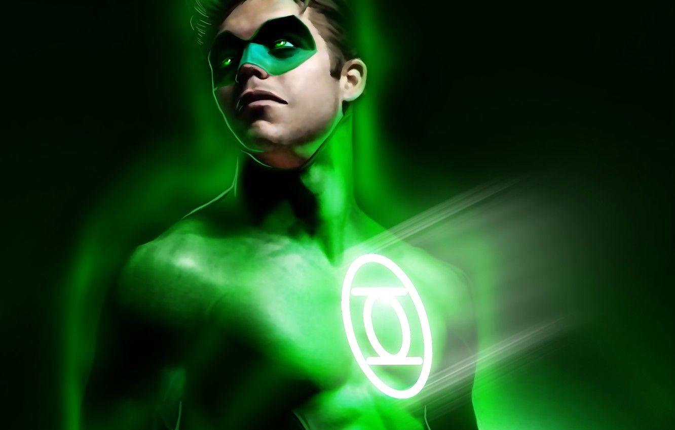 1332x850 Wallpaper mask, art, costume, Green Lantern, green lantern, DC Comics, Hal Jordan image for desktop, section фантастика