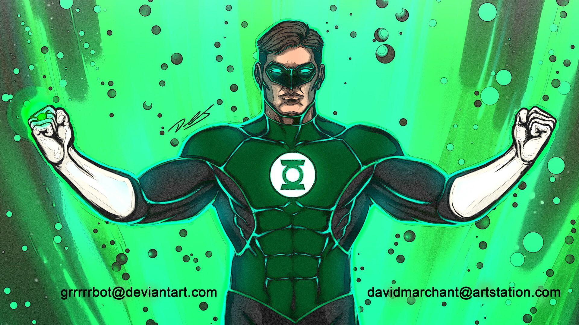 1920x1080 Hal Jordan the Green Lantern, David Marchant