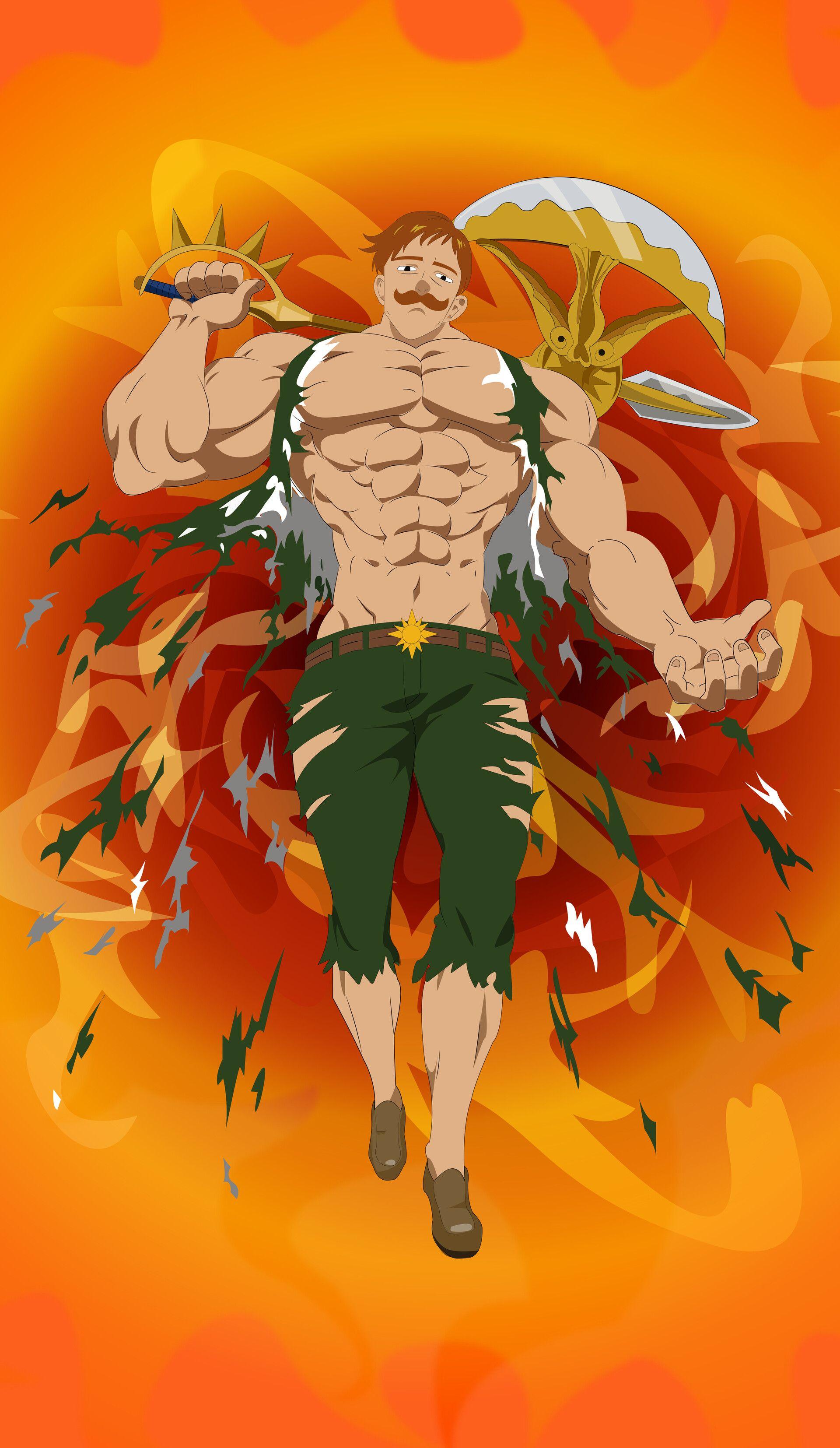 1920x3308 Escanor No Taizai, Elaine Silva