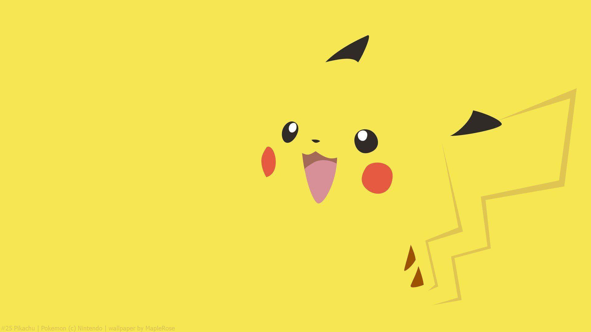 Minimalist Pikachu Wallpapers Top Free Minimalist Pikachu Backgrounds Wallpaperaccess