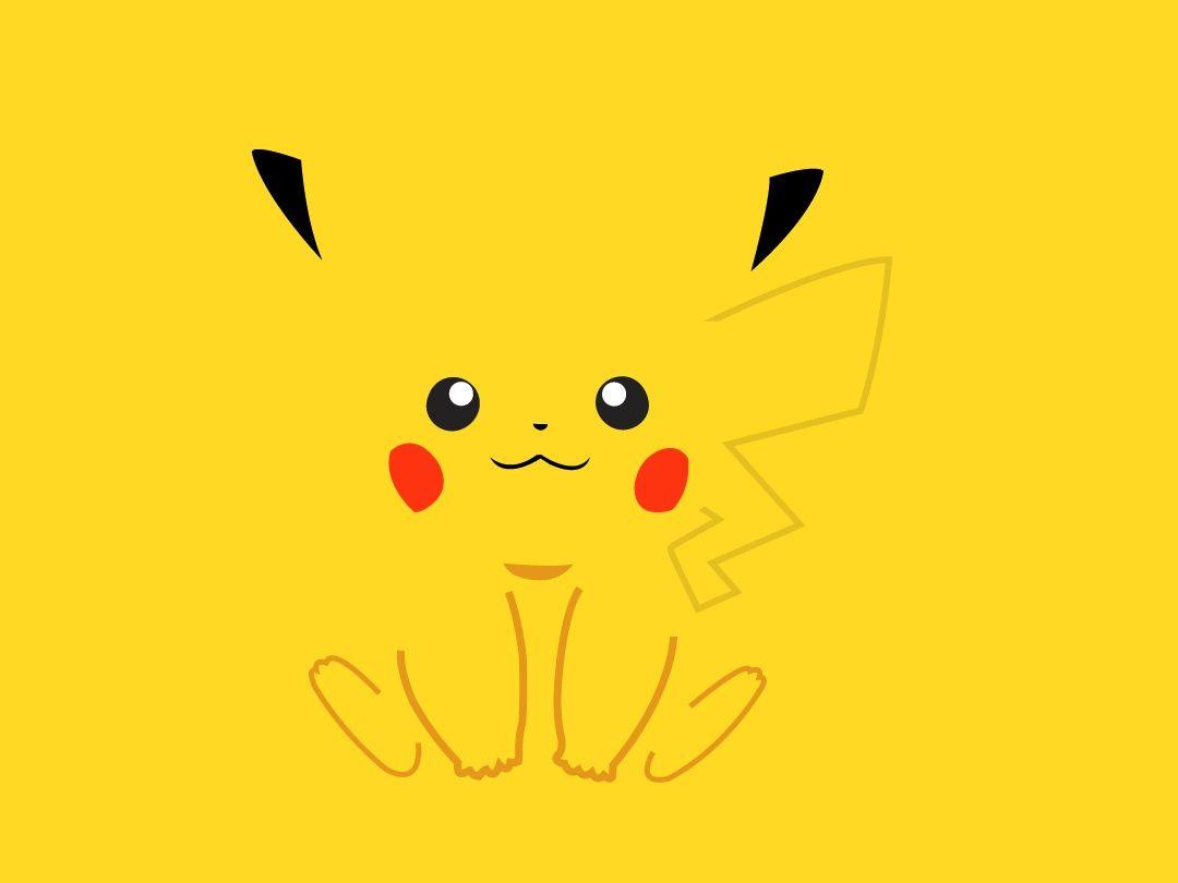 Minimalist Pikachu Wallpapers - Top Free Minimalist Pikachu Backgrounds