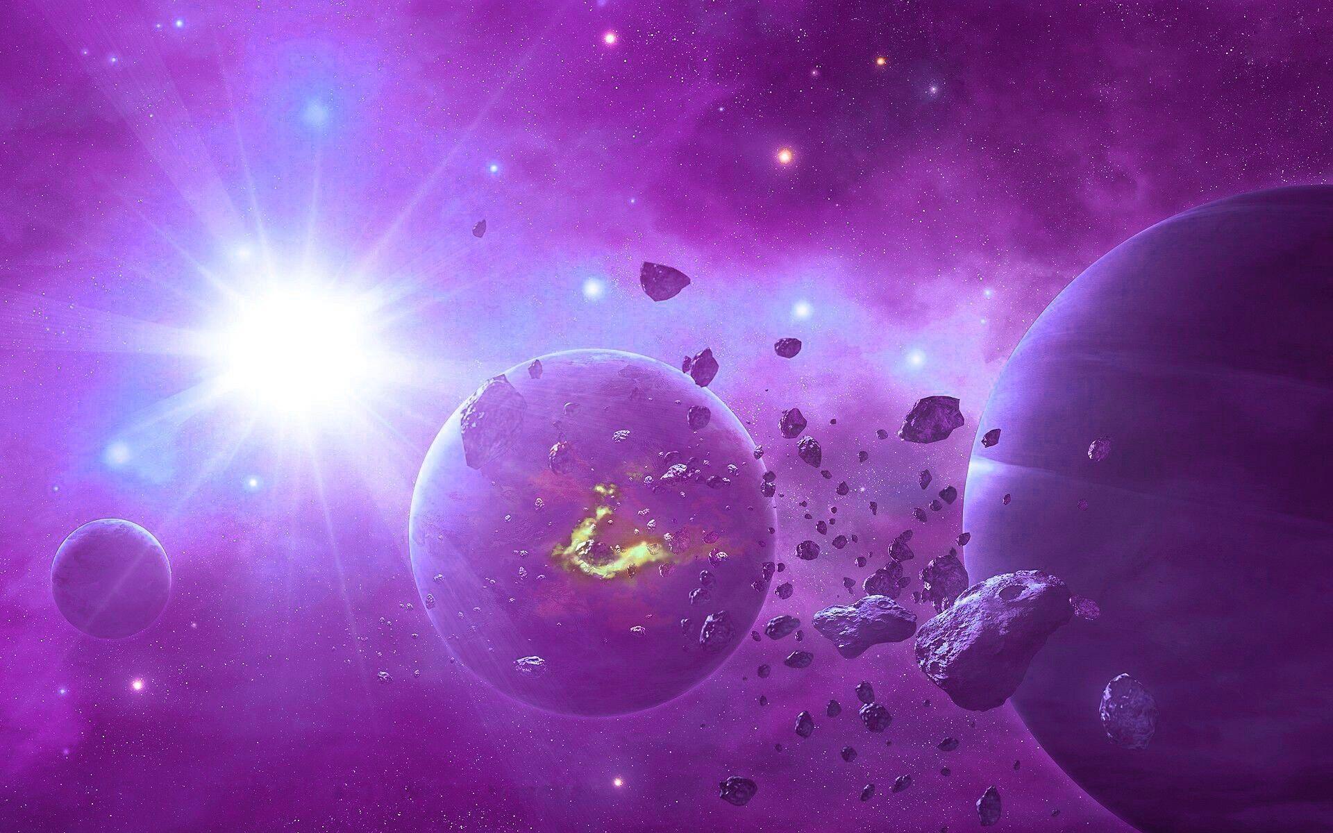 1920x1200 HD Purple Space Wallpaper. Cool purple background, Wallpaper space, Dark purple background