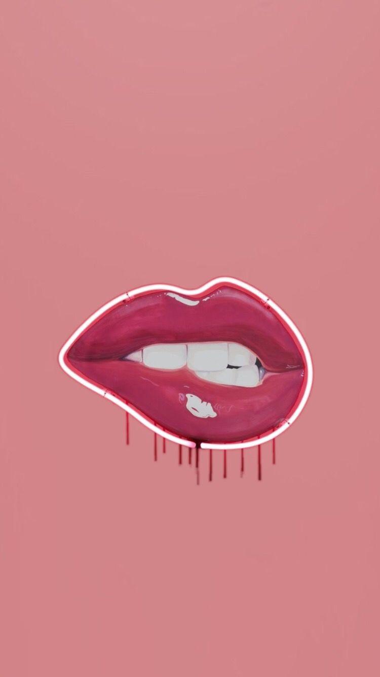 Lipstick  Papel de parede homescreen Desenho de batom Papel de parede  celular