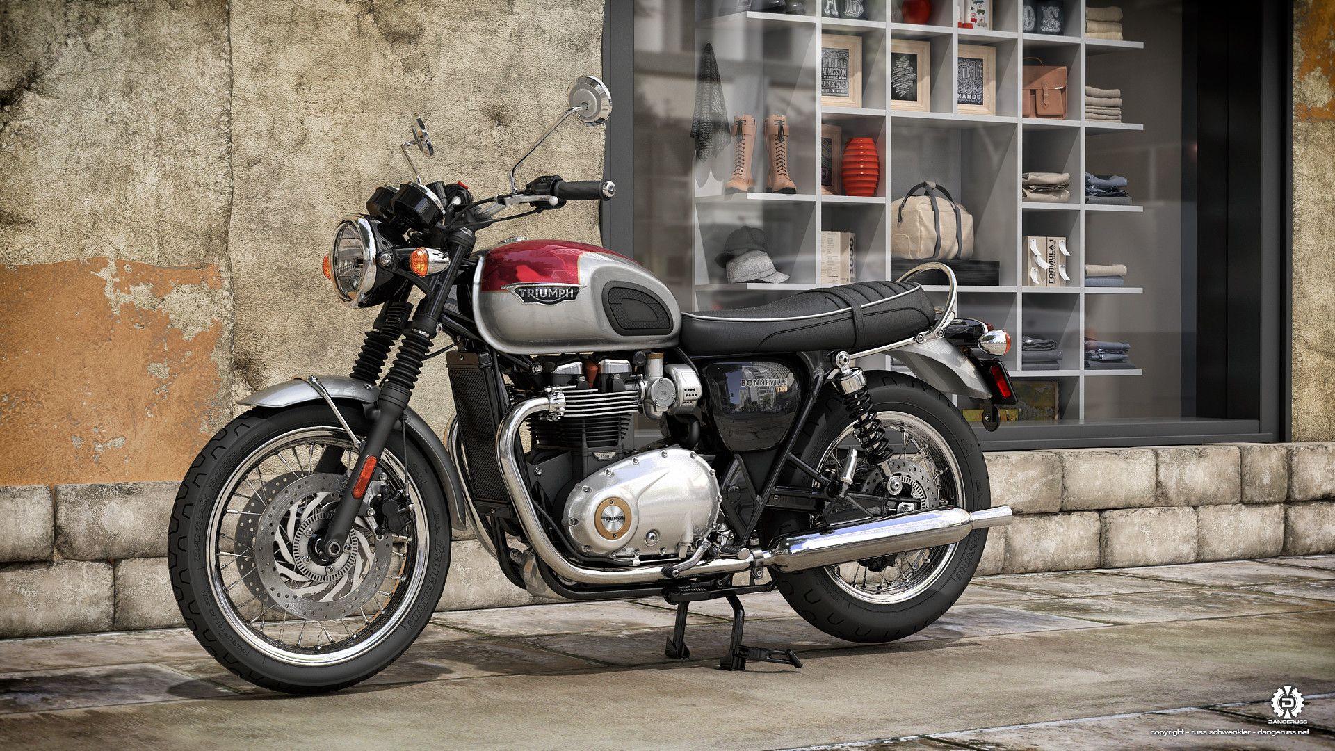 1920x1080 Triumph Bonneville Wallpaper