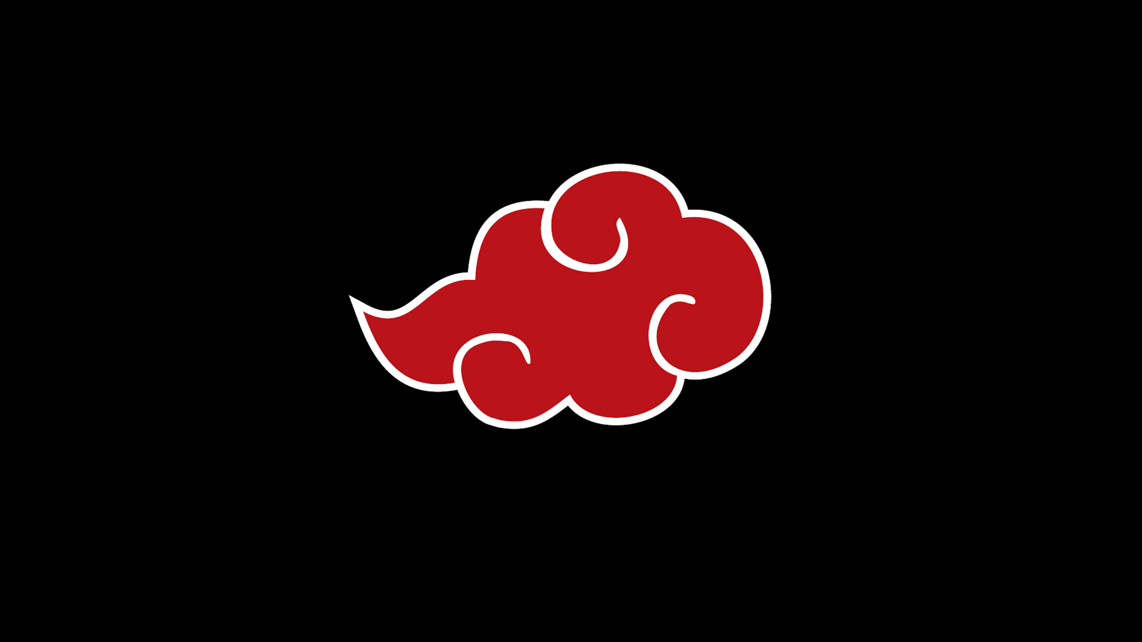 3840x2160 Title Wallpaper Logo Akatsuki Anime Naruto Akatsuki Wallpaper HD HD Wallpaper