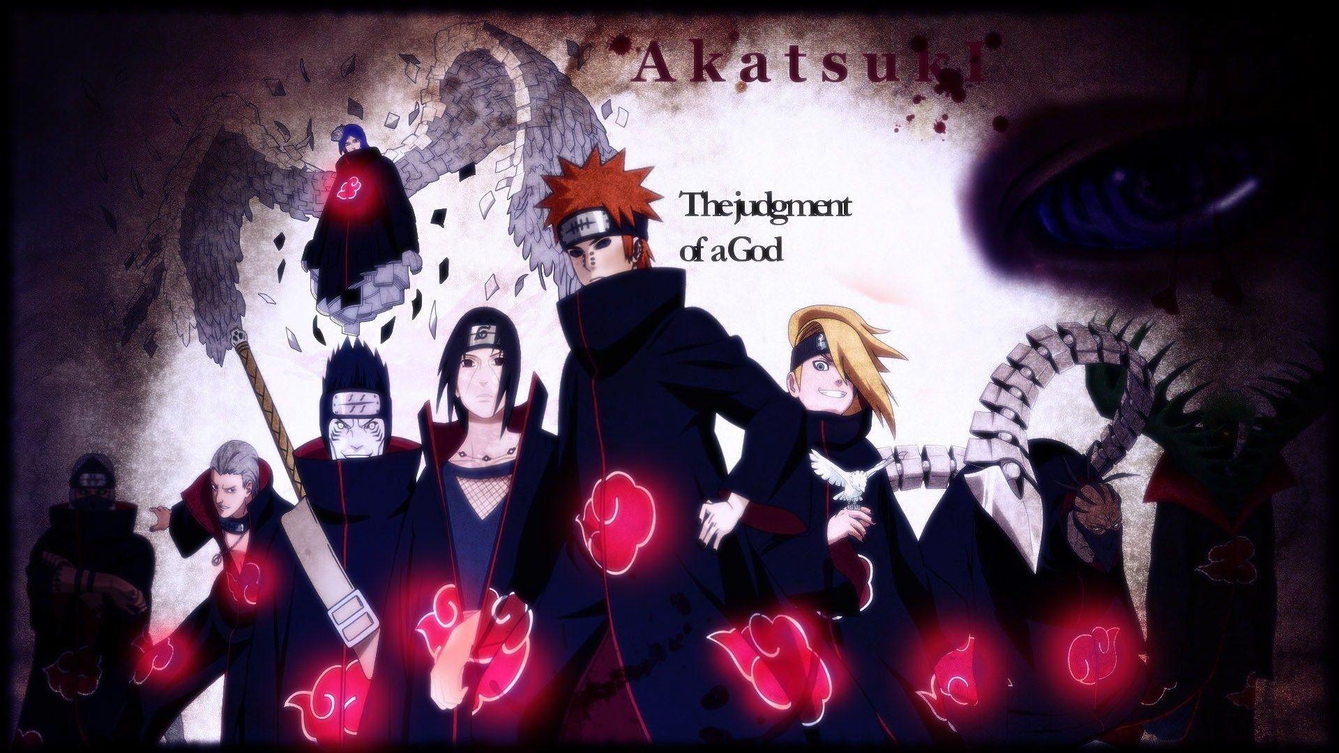 1920x1080 Akatsuki Desktop Wallpaper. Cool anime wallpaper, Anime background wallpaper, Cool anime background