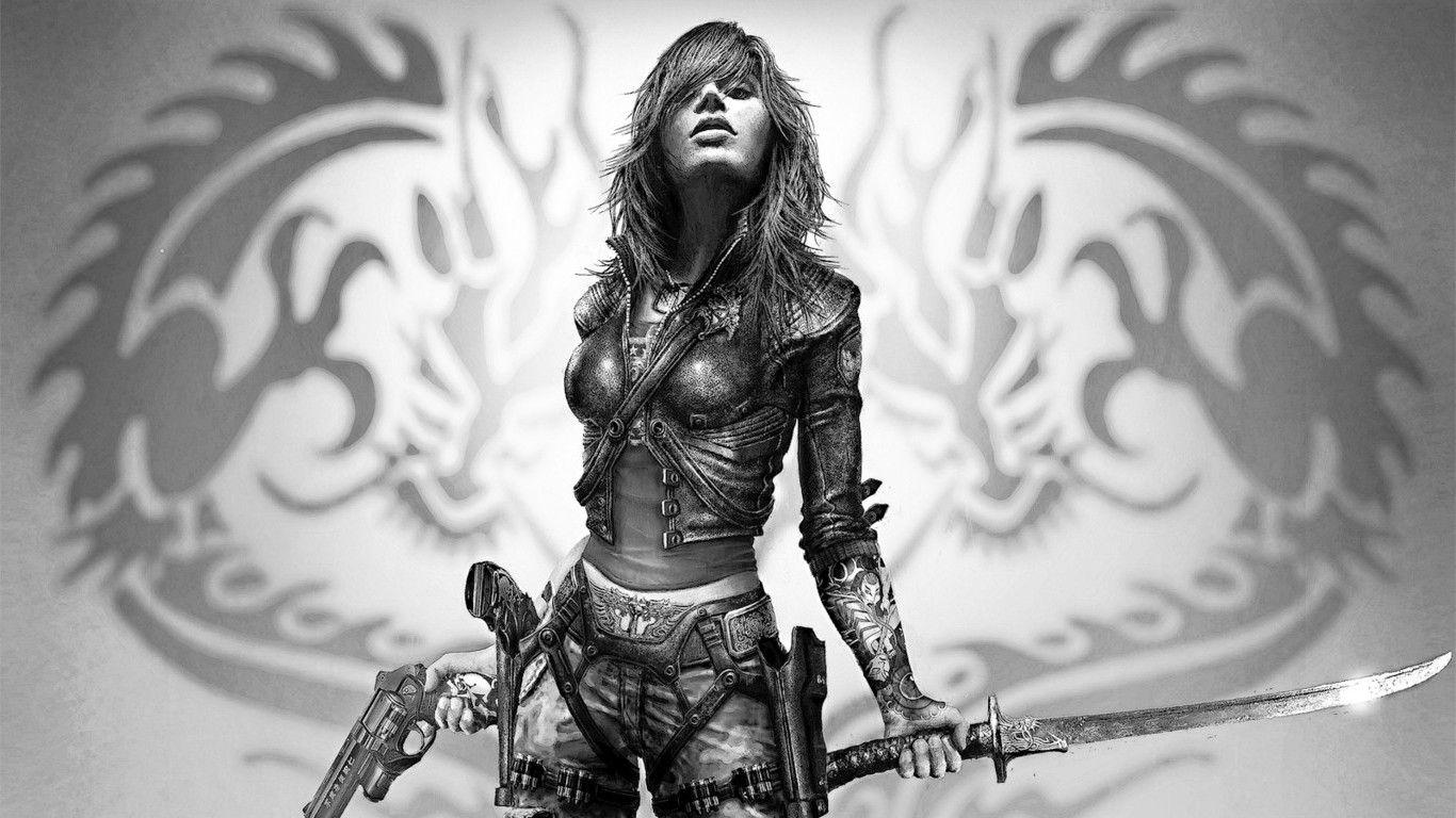 1366x768 Wet Video Game Ps3 HD Wallpaper