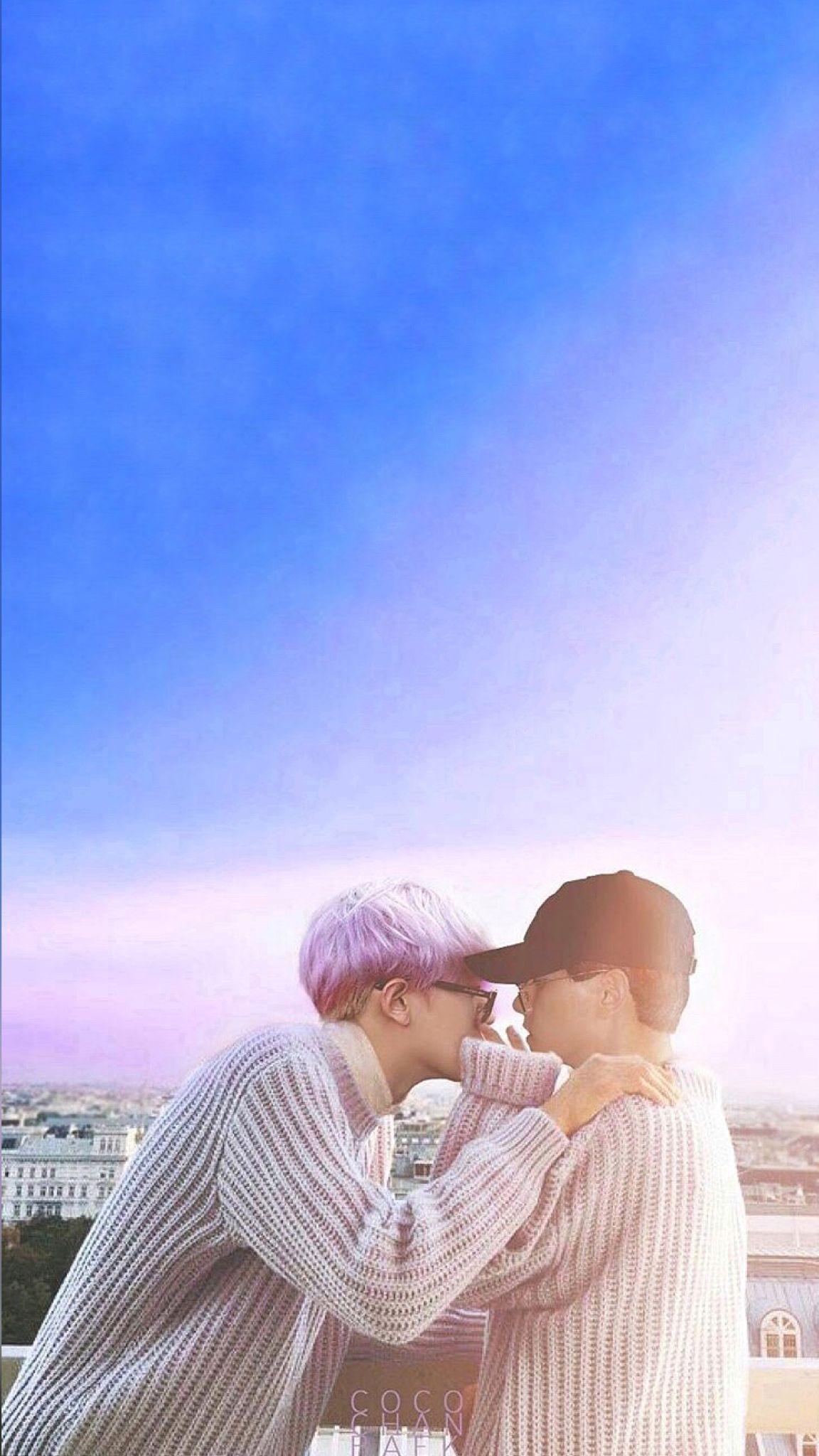 1152x2048 best. wallpaper. ever. and loving u forever #chanbaek #chanyeol #baekhyun # exo #love