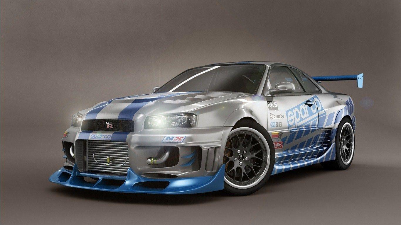 1366x768 Best HD Car Wallpaper: Nissan Skyline Car Picture, Specs