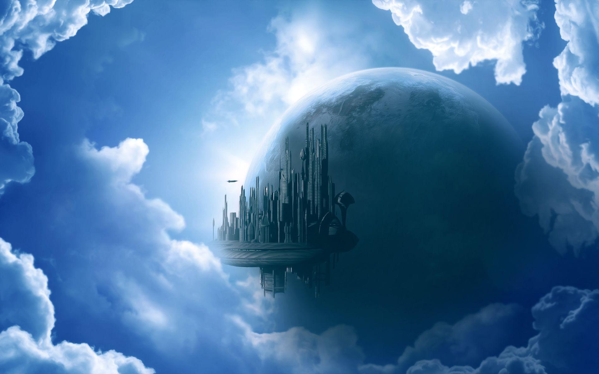 1920x1200 Sky City Wallpaper. HD Wallpaper 1361 - Sky City Wallpaper