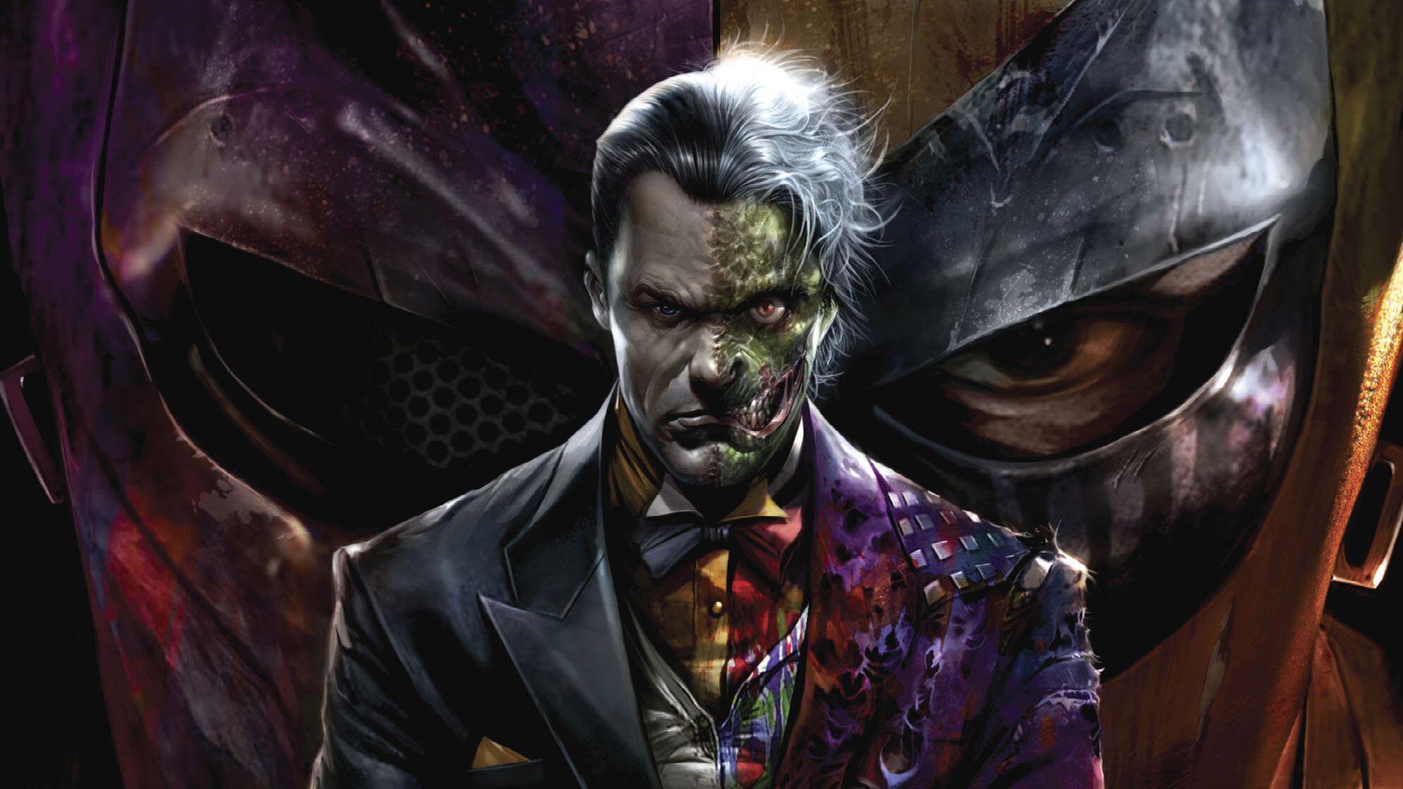 1988x1119 Two Face Supervillain Laptop Full HD 1080P HD 4k Wallpaper, Image, Background, Photo and Picture