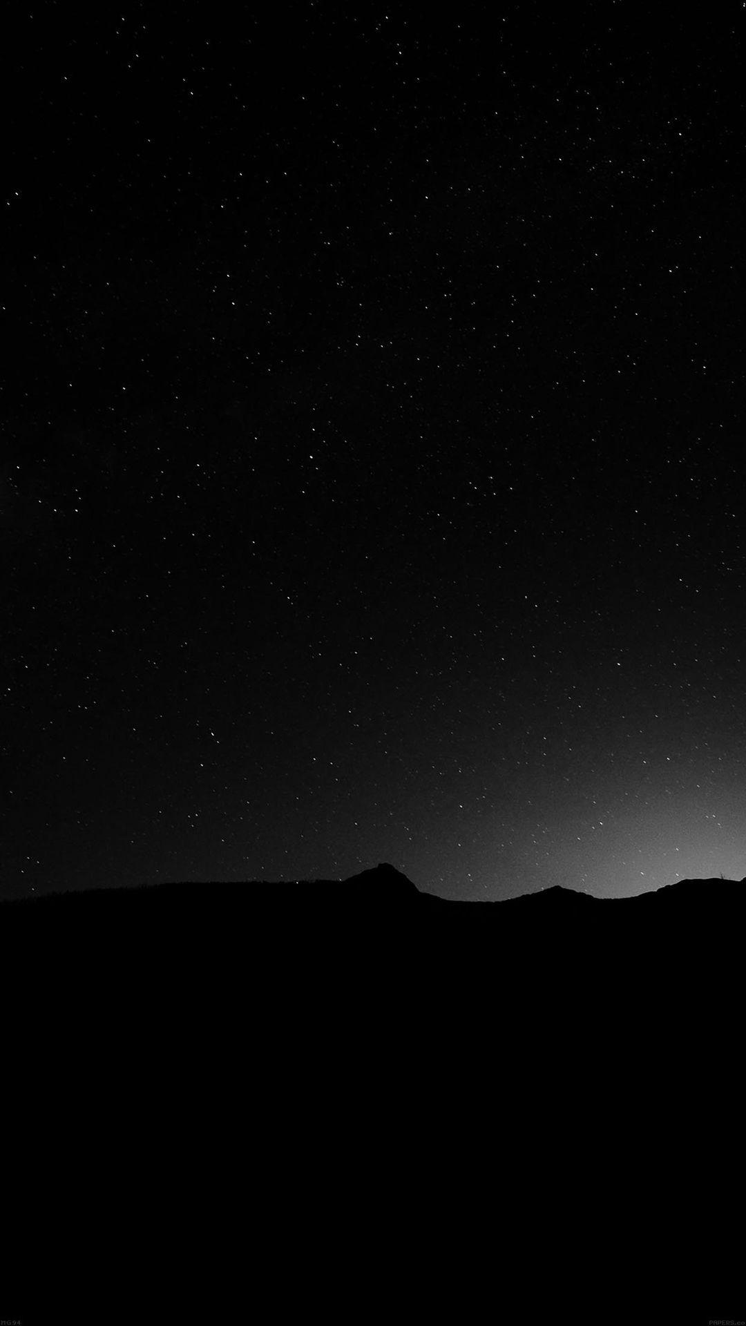 1080x1920 Night Sky Silent Wide Mountain Star Shining Nature iPhone 8 Wallpaper Free Download
