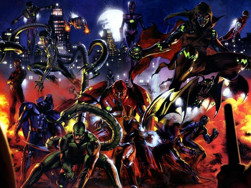 1024x768 Secret War War Marvel Villains