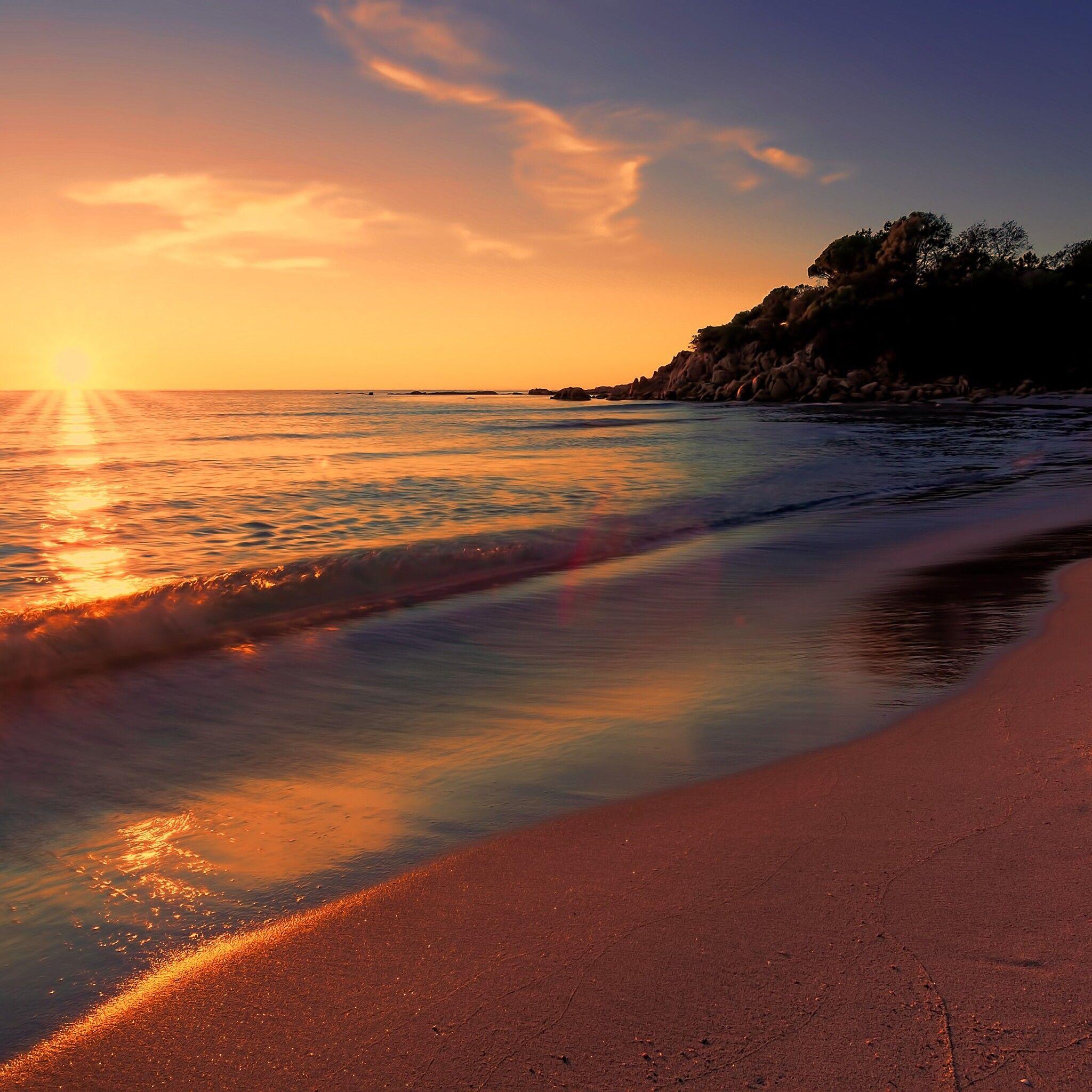 2048x2048 Nature Beach iPad Air HD 4k Wallpaper, Image, Background, Photo and Picture