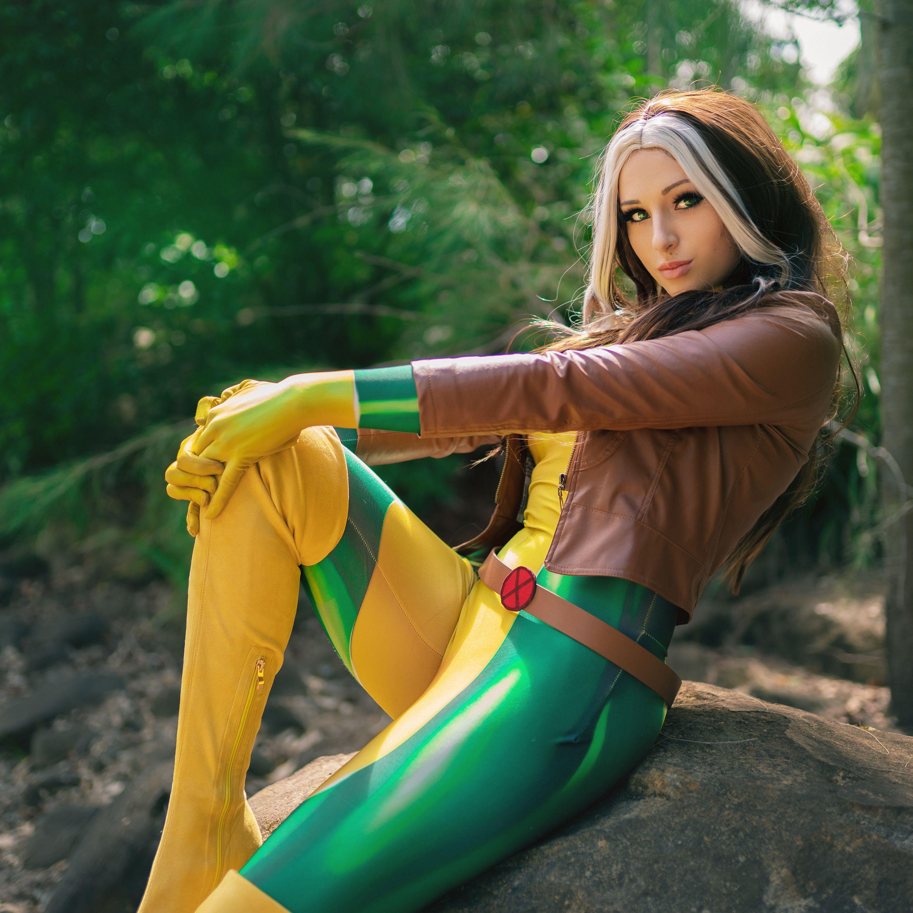 2932x2932 Rogue X Men Cosplay 5k iPad Pro Retina Display HD 4k Wallpaper, Image, Background, Photo and Picture