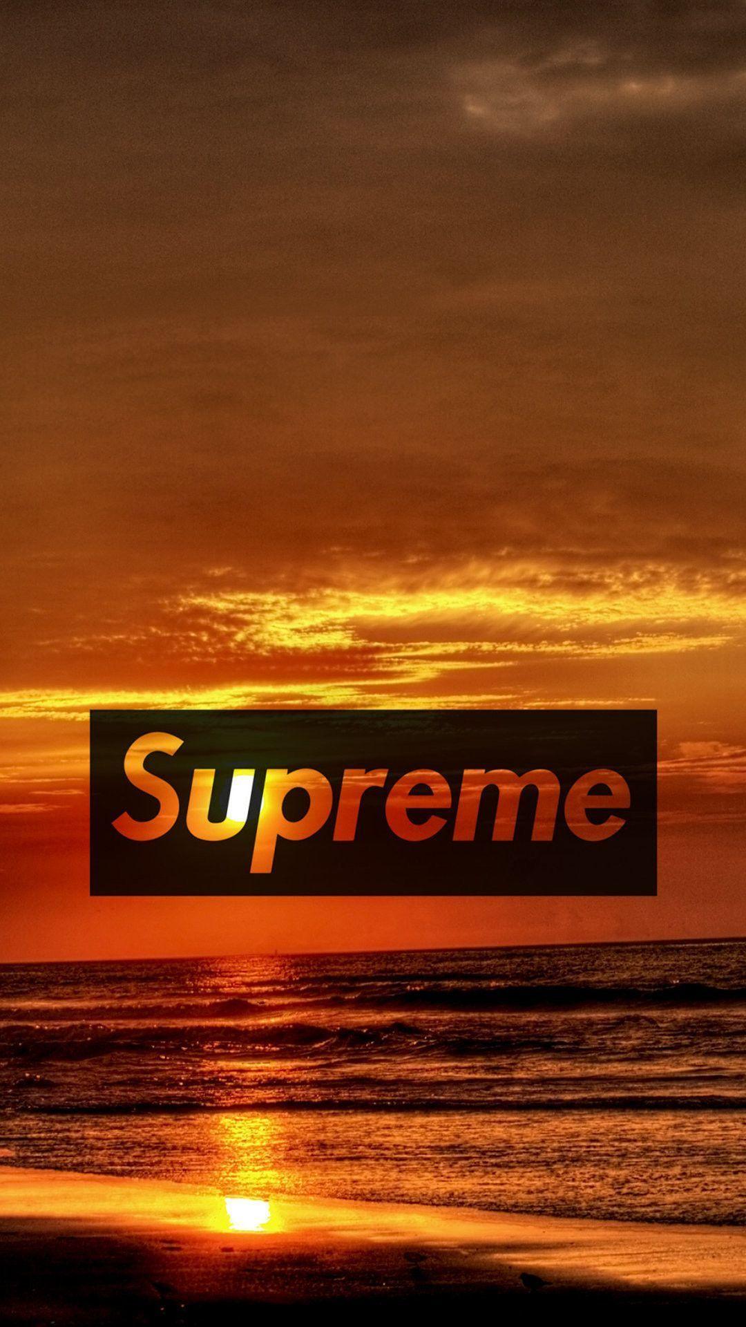 Orange Supreme Top Free Orange Supreme Backgrounds iPhone Wallpapers  Free Download