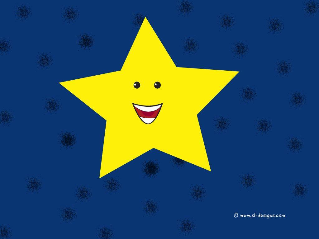 1024x768 Free Smiley wallpaper- Smiley Stars