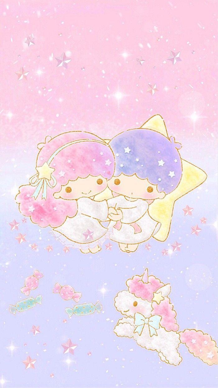 700x1244 Little Twin Stars Wallpaper